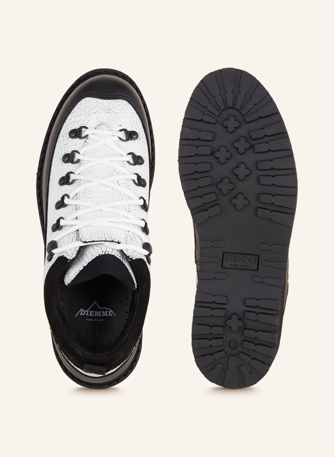 DIEMME Lace-Up shoes ROCCIA BASSO, Color: WHITE/ BLACK (Image 5)