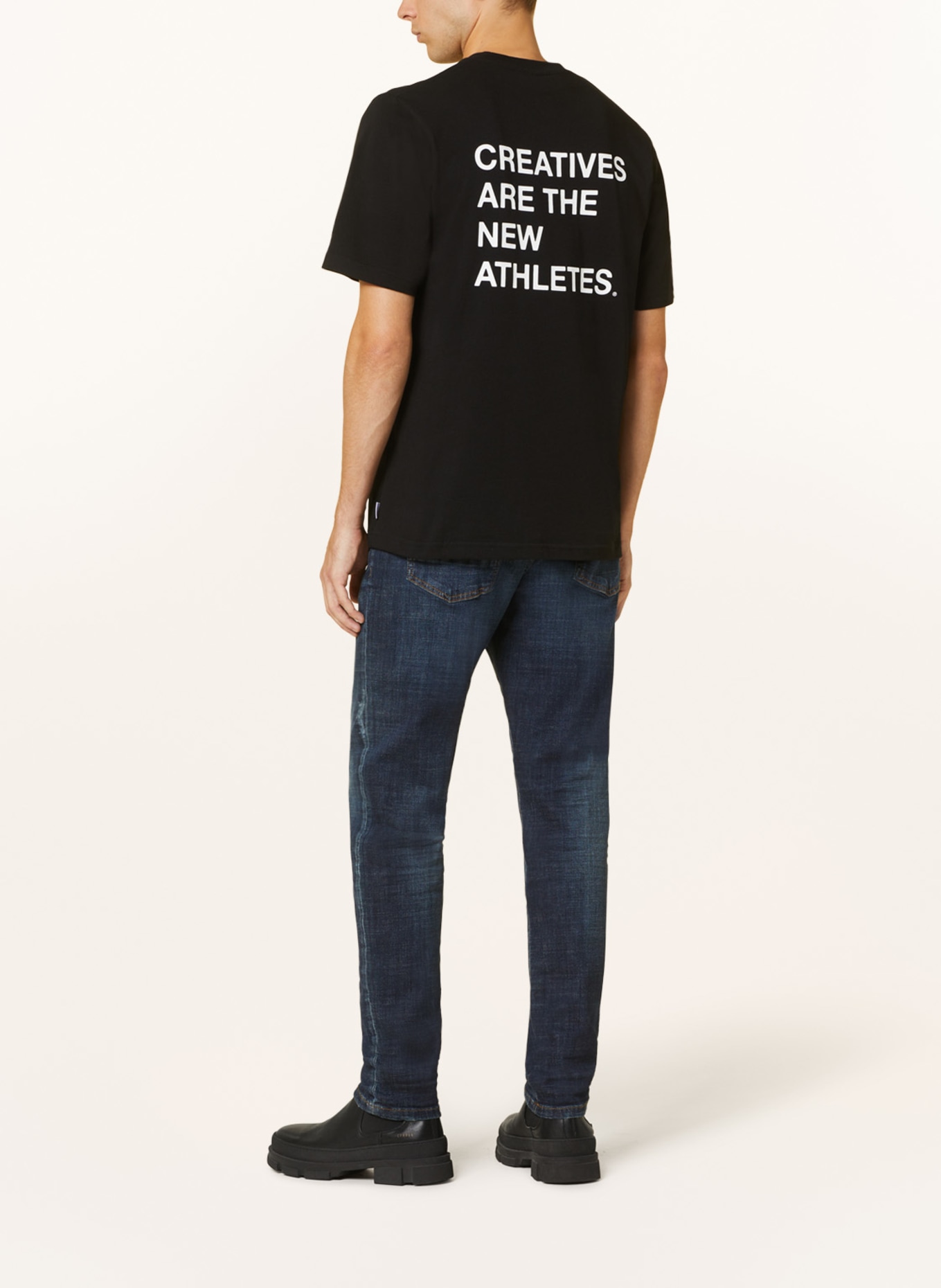 THE NEW ORIGINALS T-shirt CATNA, Color: BLACK/ WHITE (Image 2)