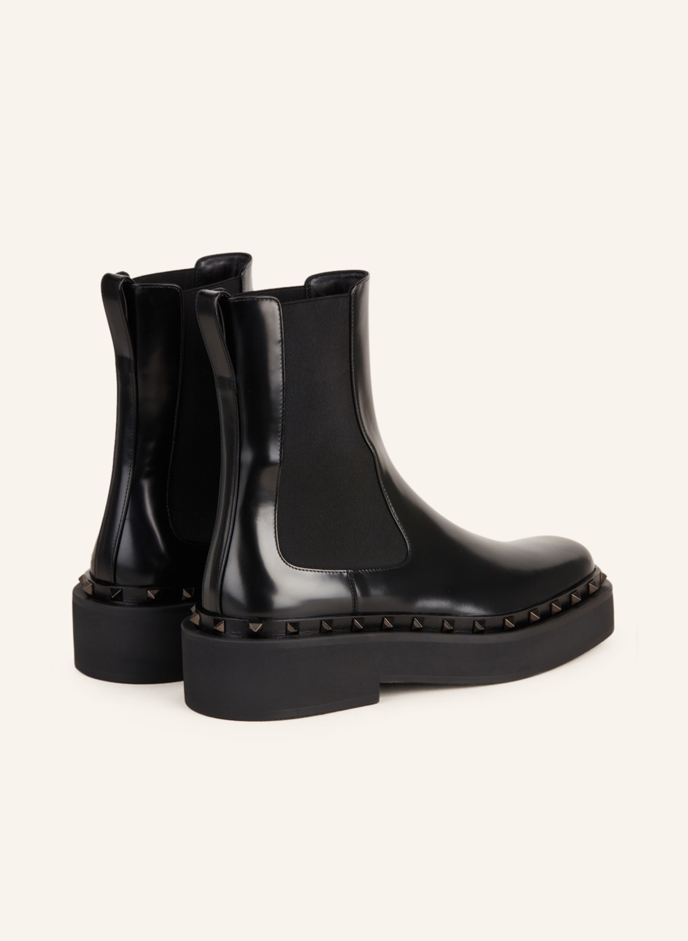 VALENTINO GARAVANI Chelsea boots ROCKSTUD M-WAY, Color: BLACK (Image 2)