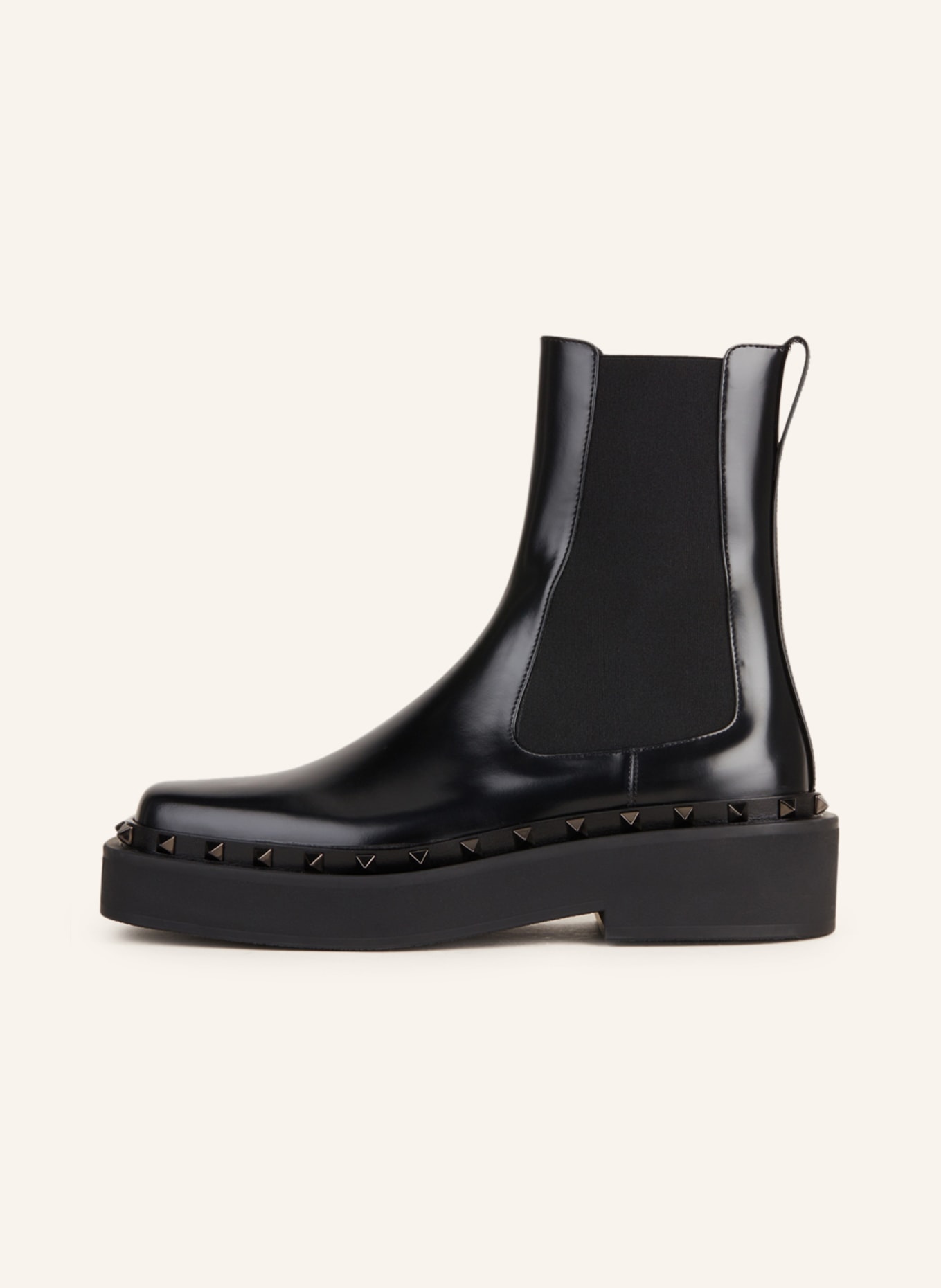 VALENTINO GARAVANI Chelsea boots ROCKSTUD M-WAY, Color: BLACK (Image 4)