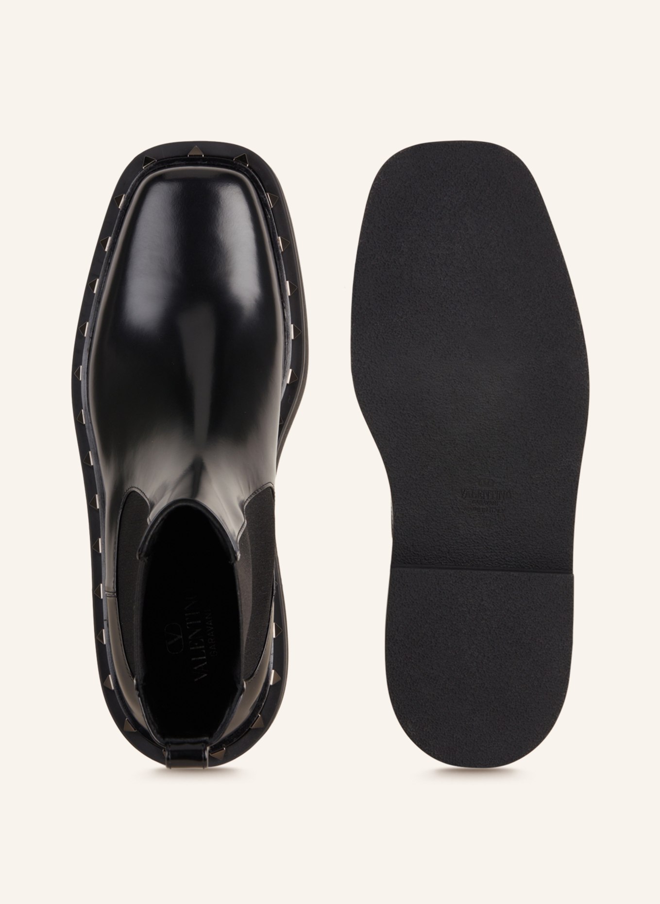 VALENTINO GARAVANI Chelsea boots ROCKSTUD M-WAY, Color: BLACK (Image 5)