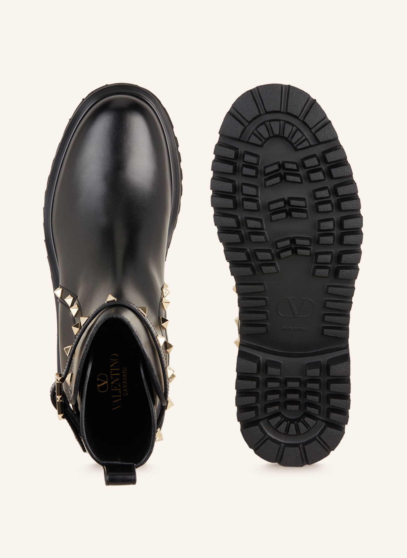 VALENTINO GARAVANI Boots ROCKSTUD, Color: BLACK (Image 5)