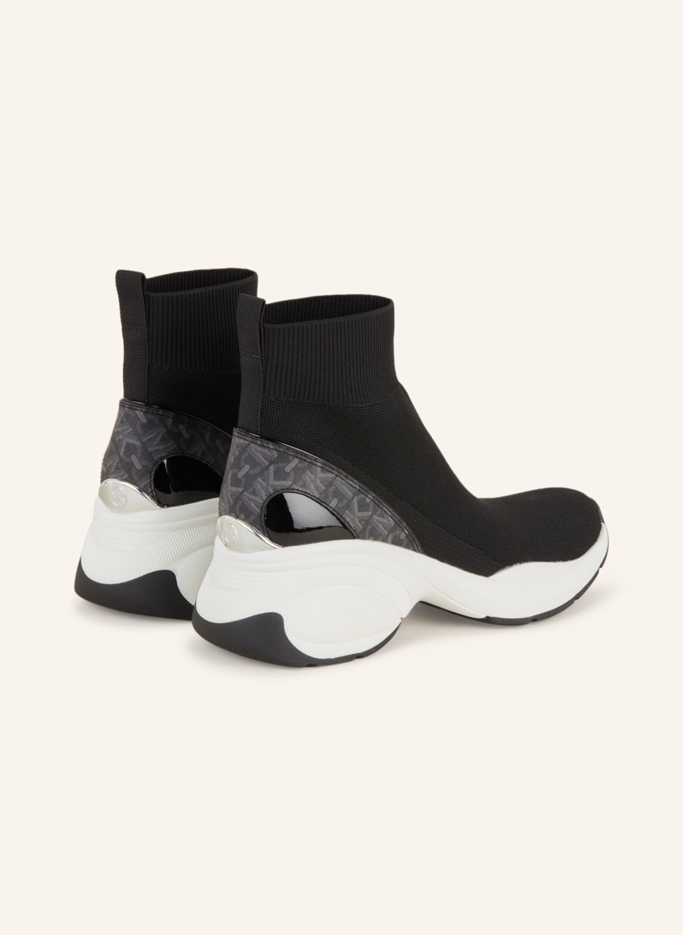 MICHAEL KORS Hightop-Sneaker, Farbe: 001 BLACK LEATHER (Bild 2)