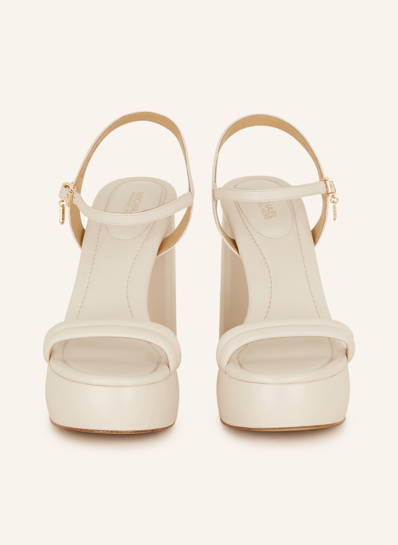MICHAEL KORS Platform sandals, Color: 289 Light cream (Image 3)