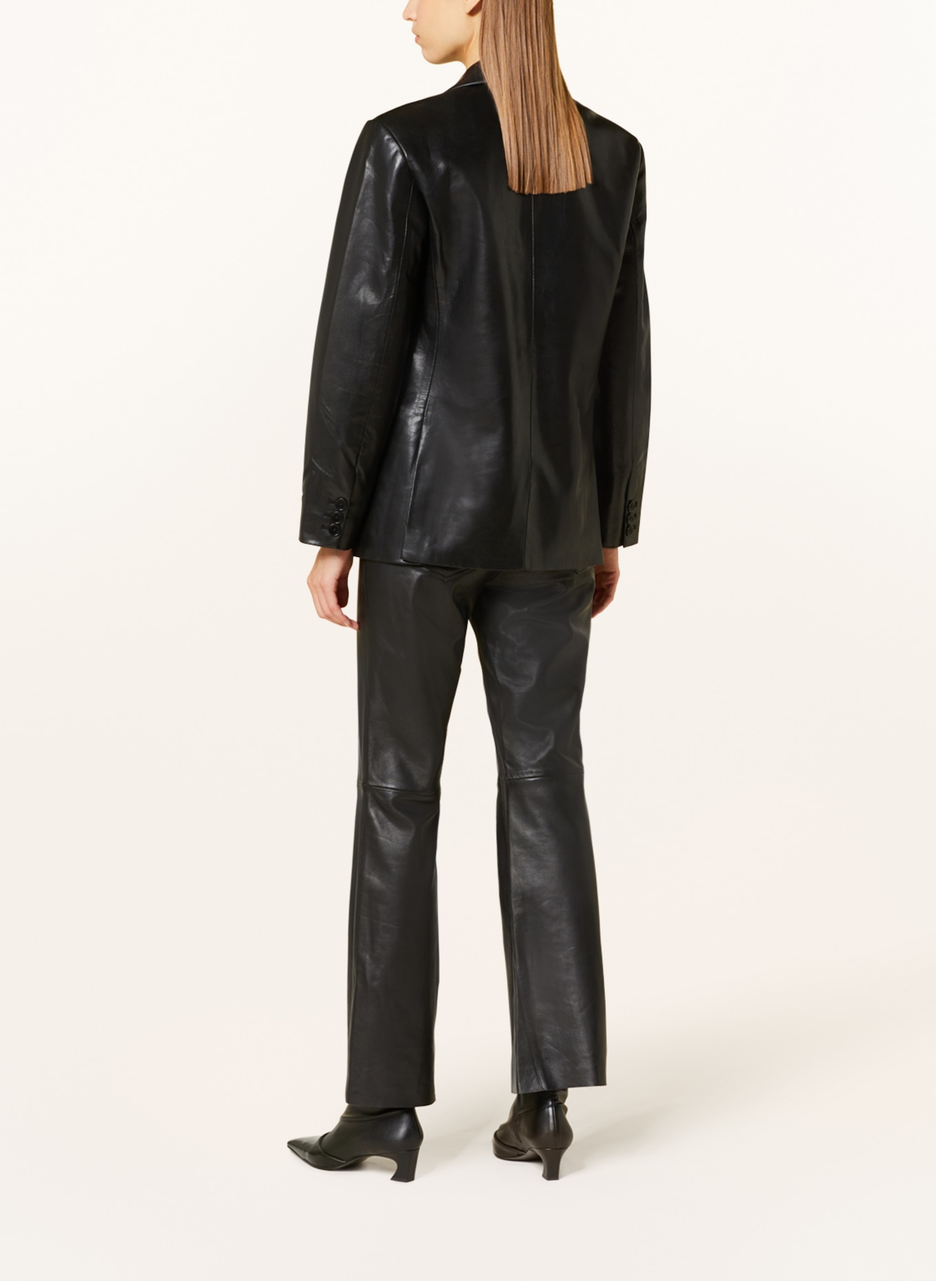 ANINE BING Blazer in leather look, Color: BLACK (Image 3)