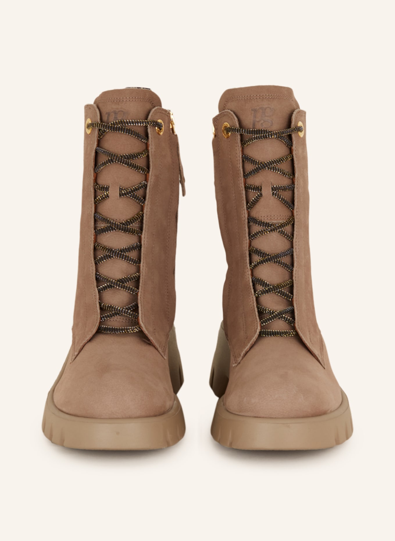 paul green Lace-up boots, Color: BEIGE (Image 3)