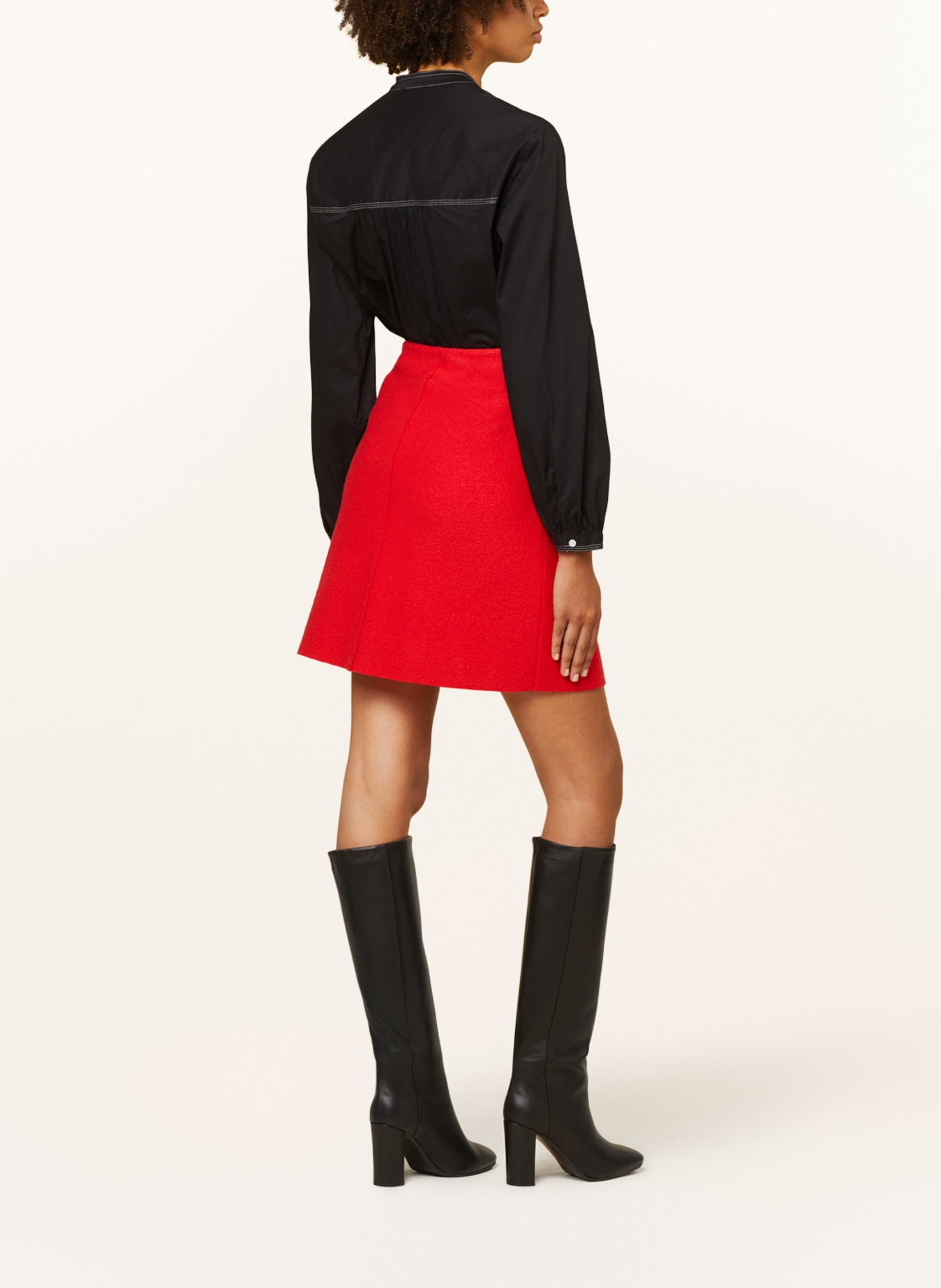oui Skirt, Color: RED (Image 3)