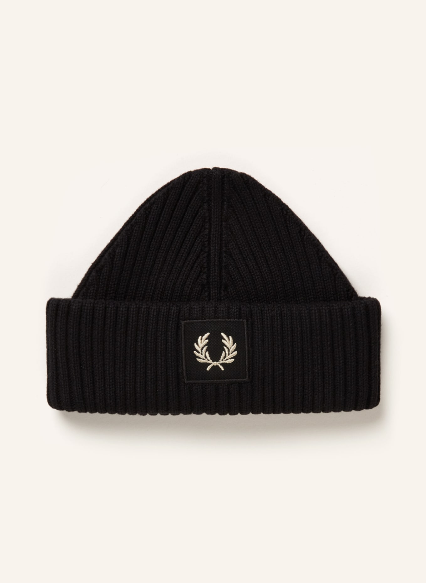 FRED PERRY Beanie, Color: BLACK (Image 1)