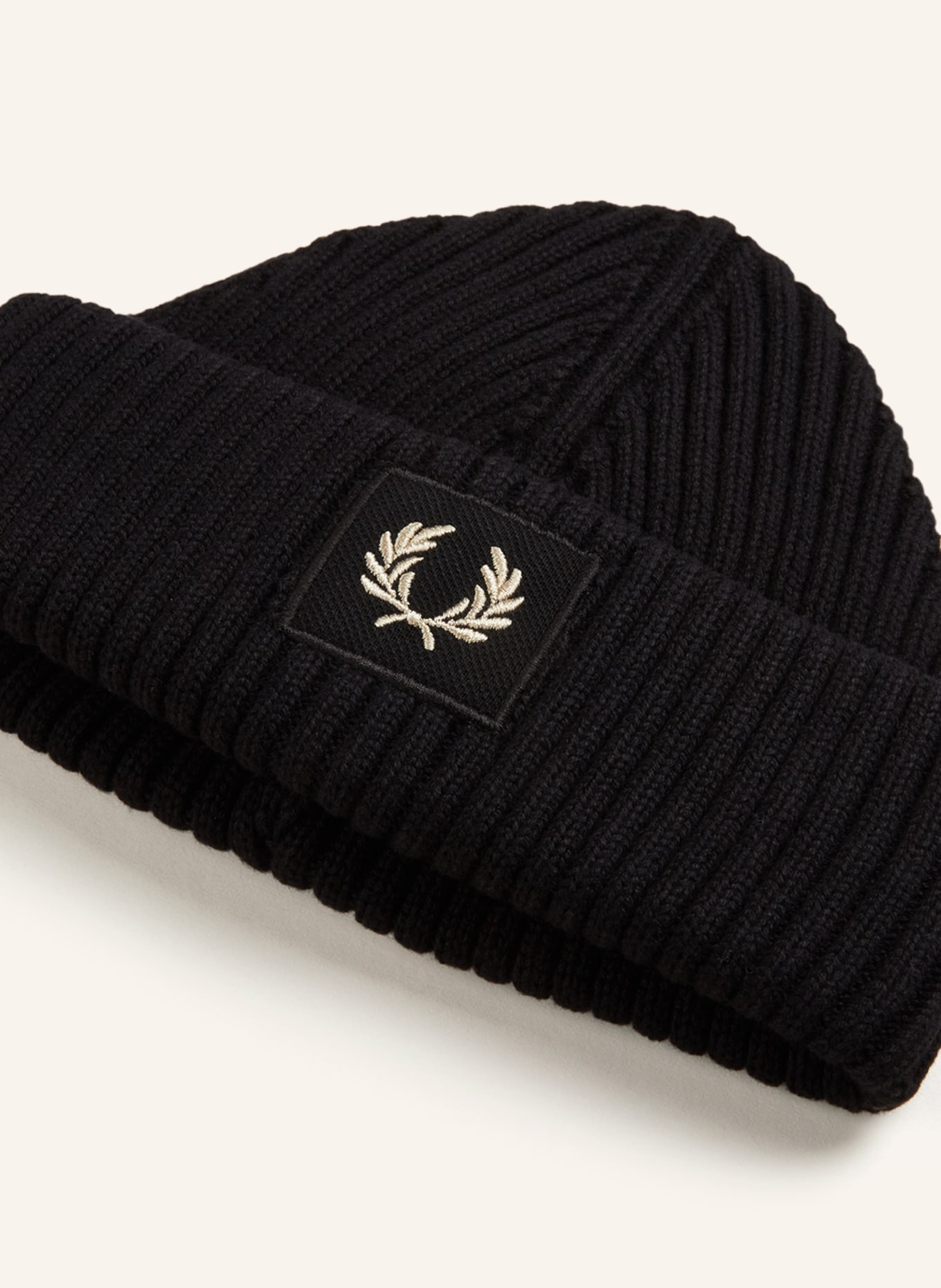 FRED PERRY Beanie, Color: BLACK (Image 2)