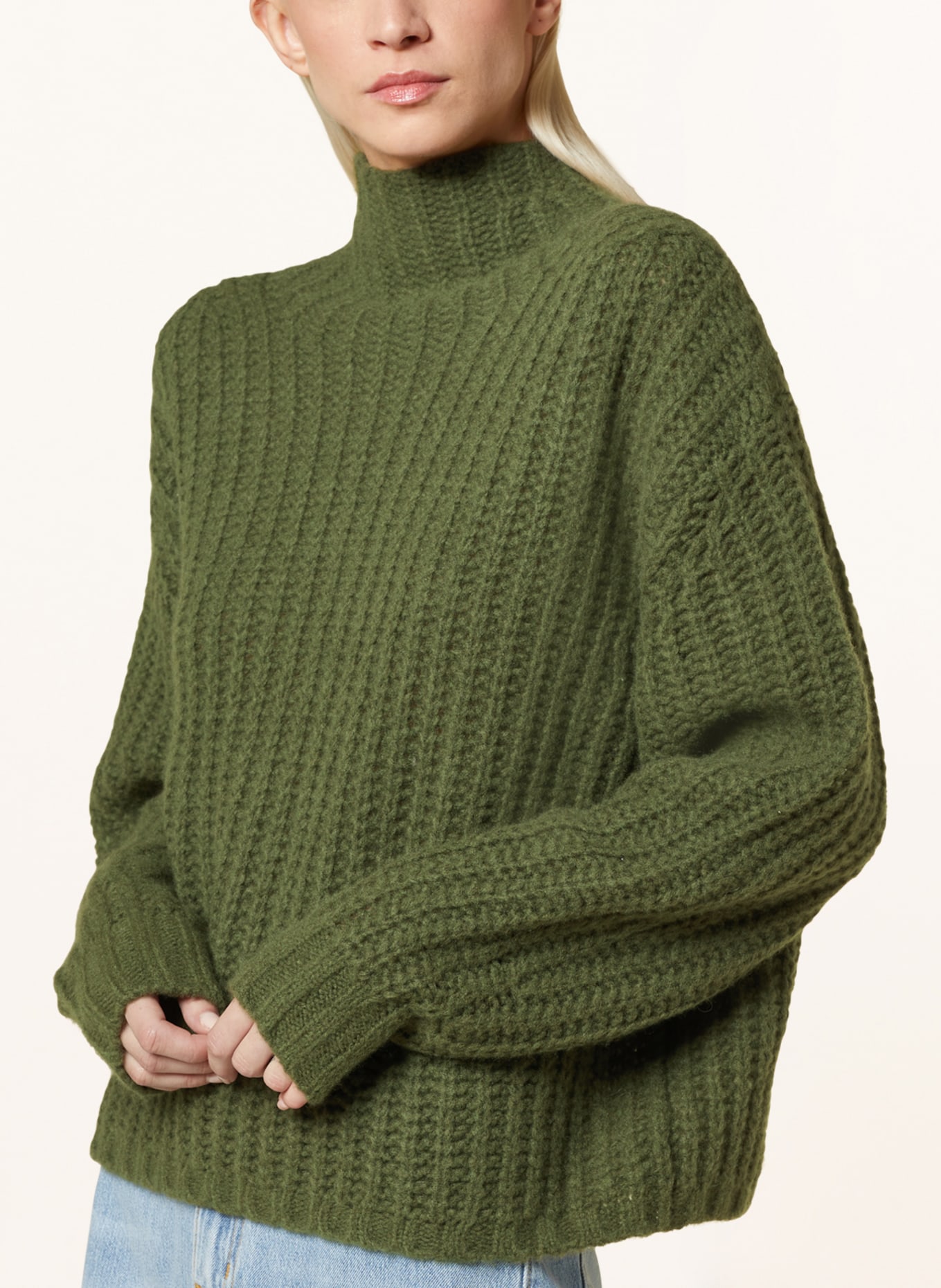 MRS & HUGS Cashmere-Pullover, Farbe: DUNKELGRÜN (Bild 4)