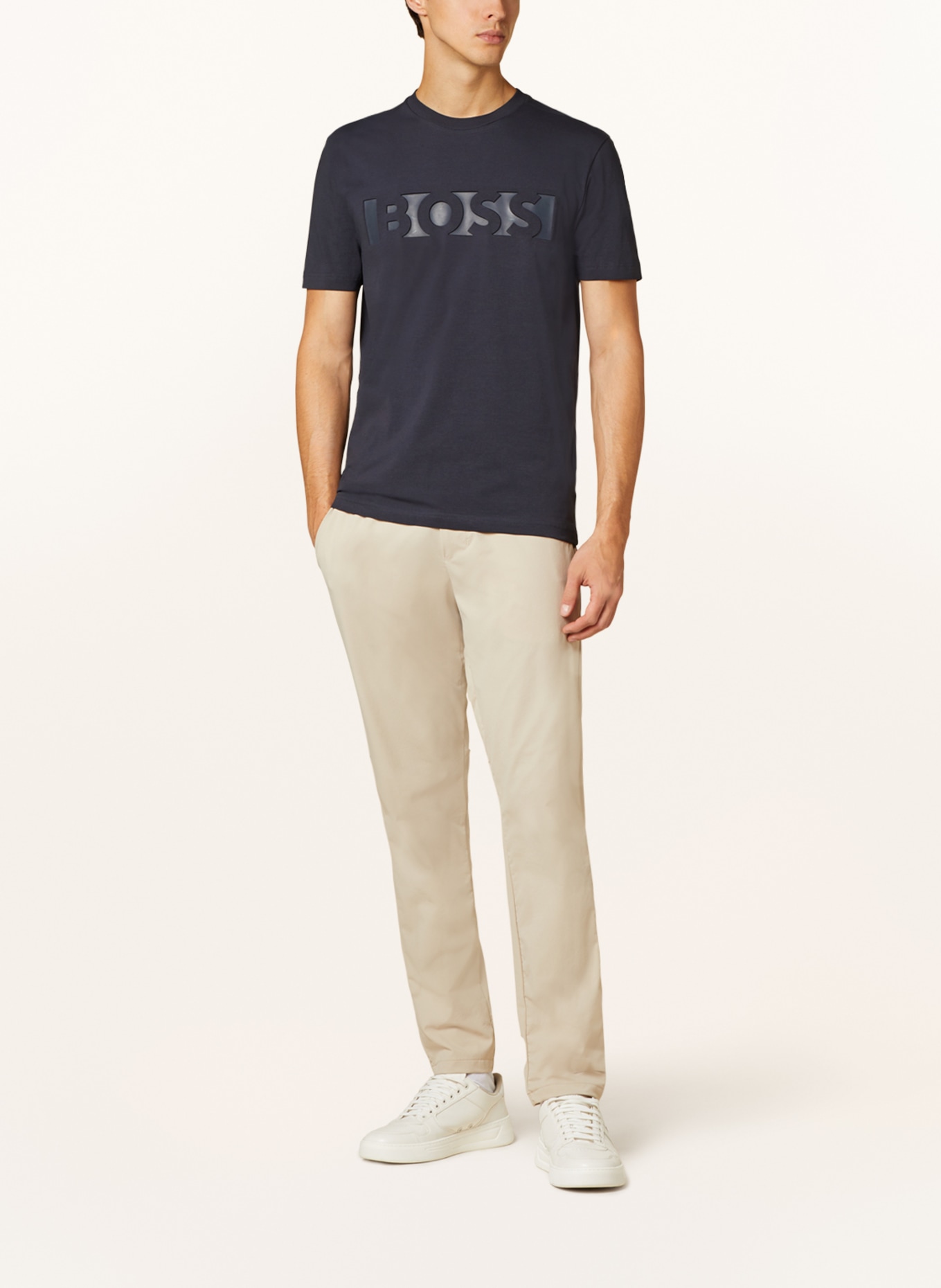 BOSS T-Shirt TEE 4, Farbe: DUNKELBLAU (Bild 2)