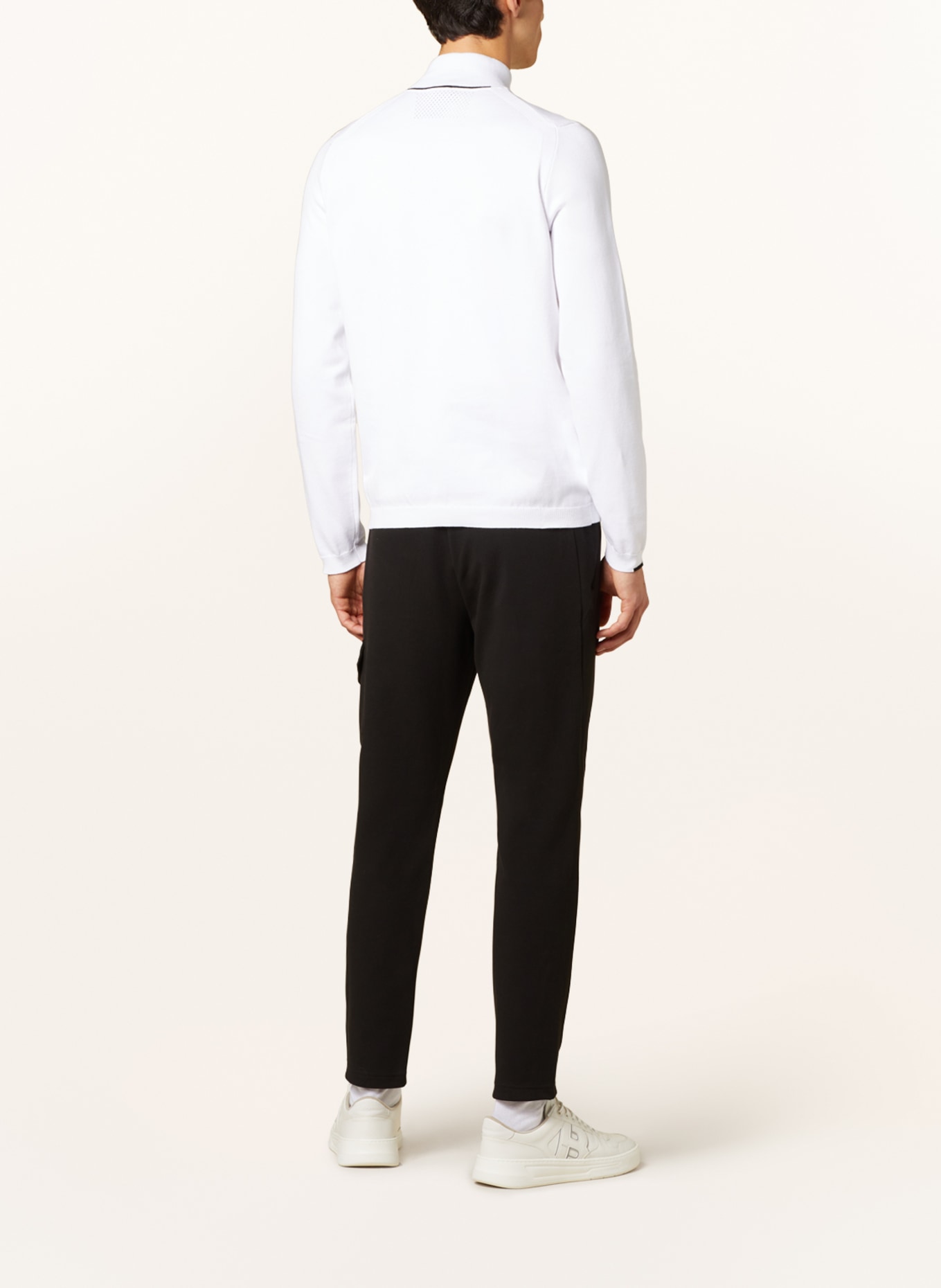 BOSS Half-zip sweater EVER, Color: WHITE (Image 3)