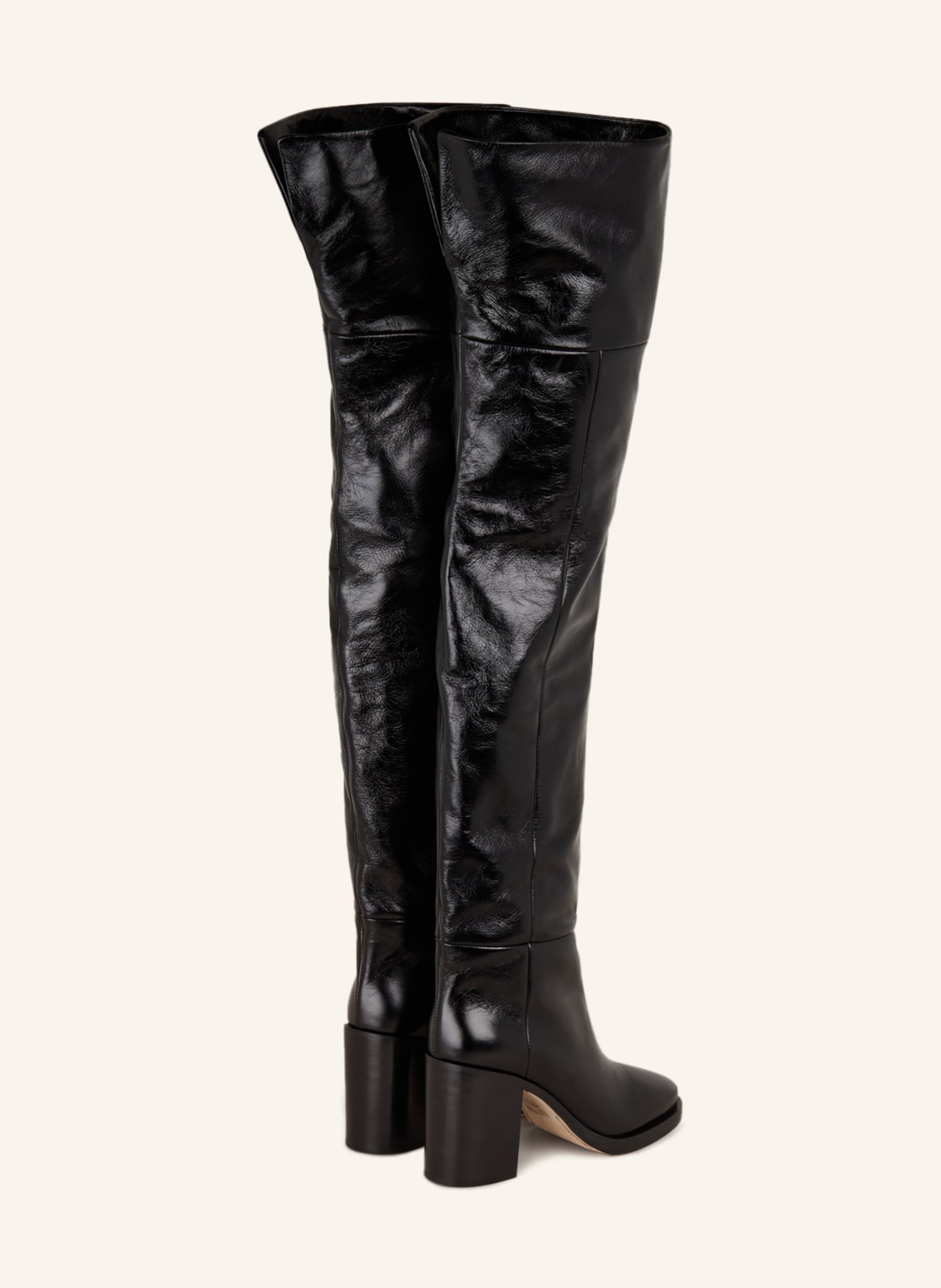 PARIS TEXAS Over the knee boots OPHELIA, Color: BLACK (Image 2)