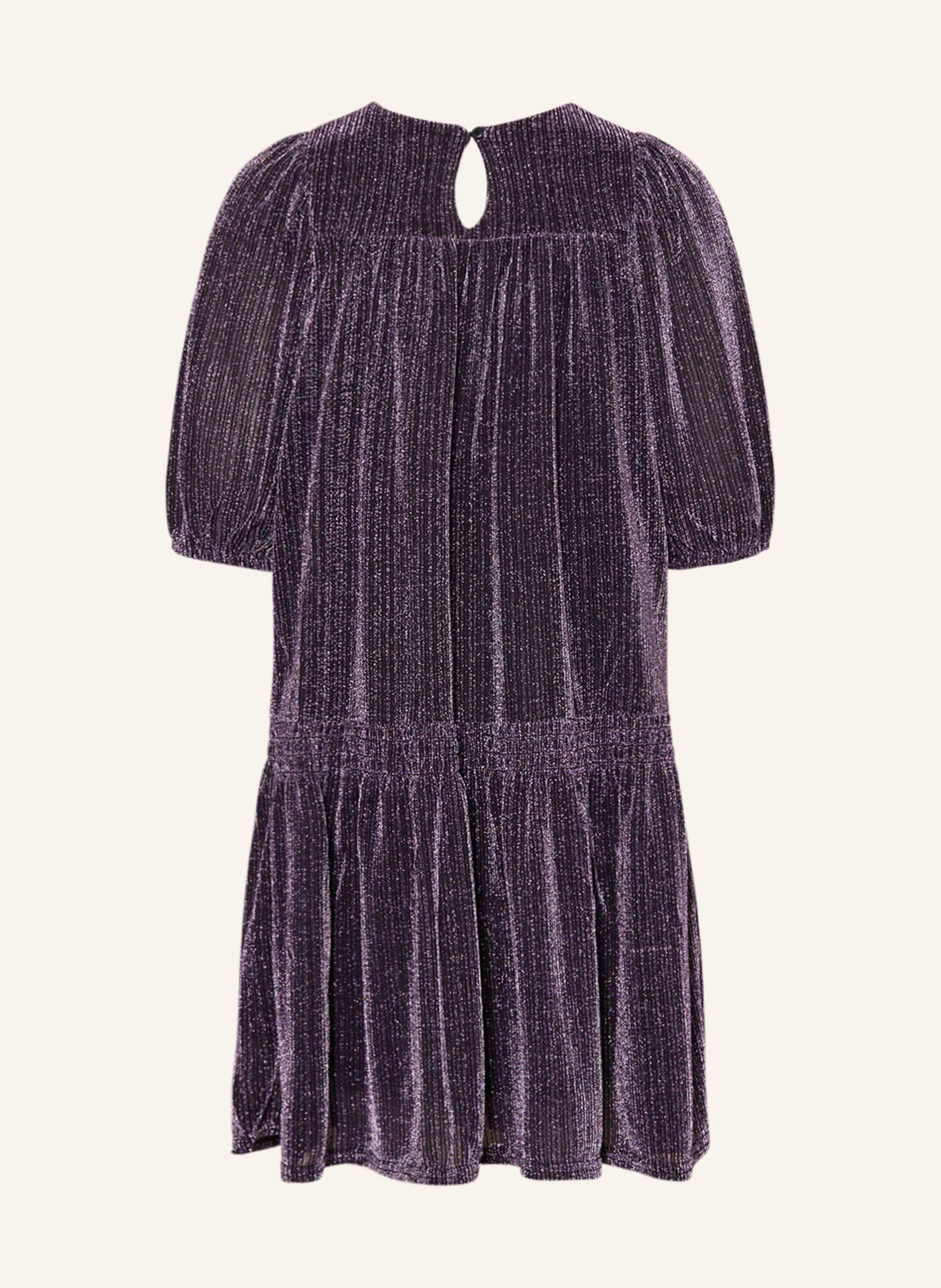 name it Kleid mit Glitzergarn, Farbe: DUNKELLILA (Bild 2)