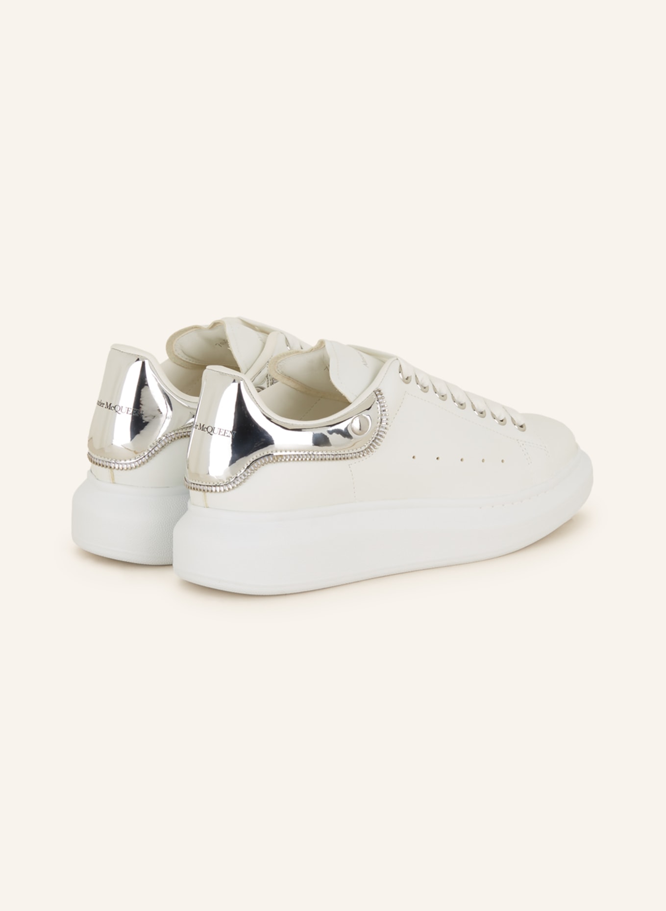 Alexander McQUEEN Sneakers, Color: WHITE/ SILVER (Image 2)