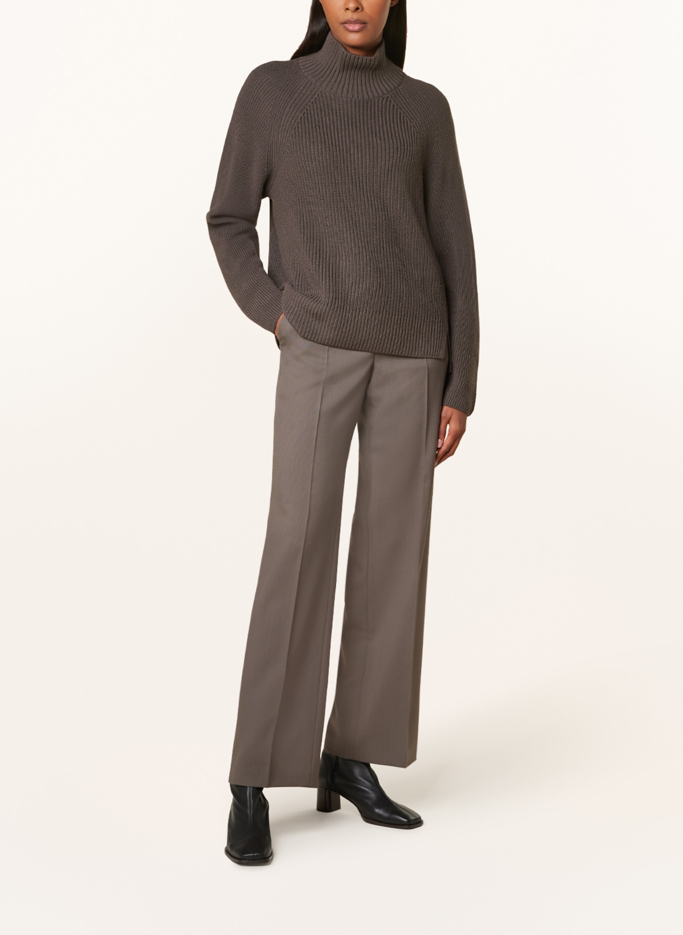 windsor. Wide leg trousers, Color: TAUPE (Image 2)