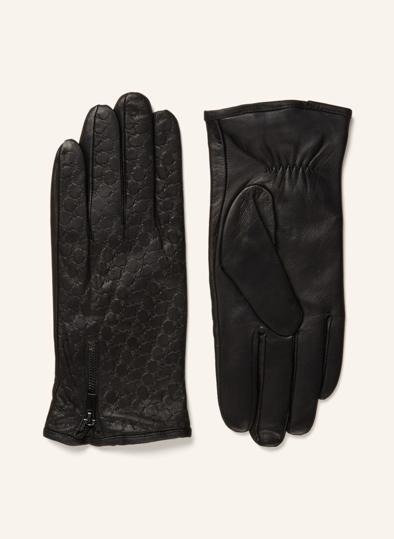 JOOP! Leather gloves, Color: BLACK (Image 1)