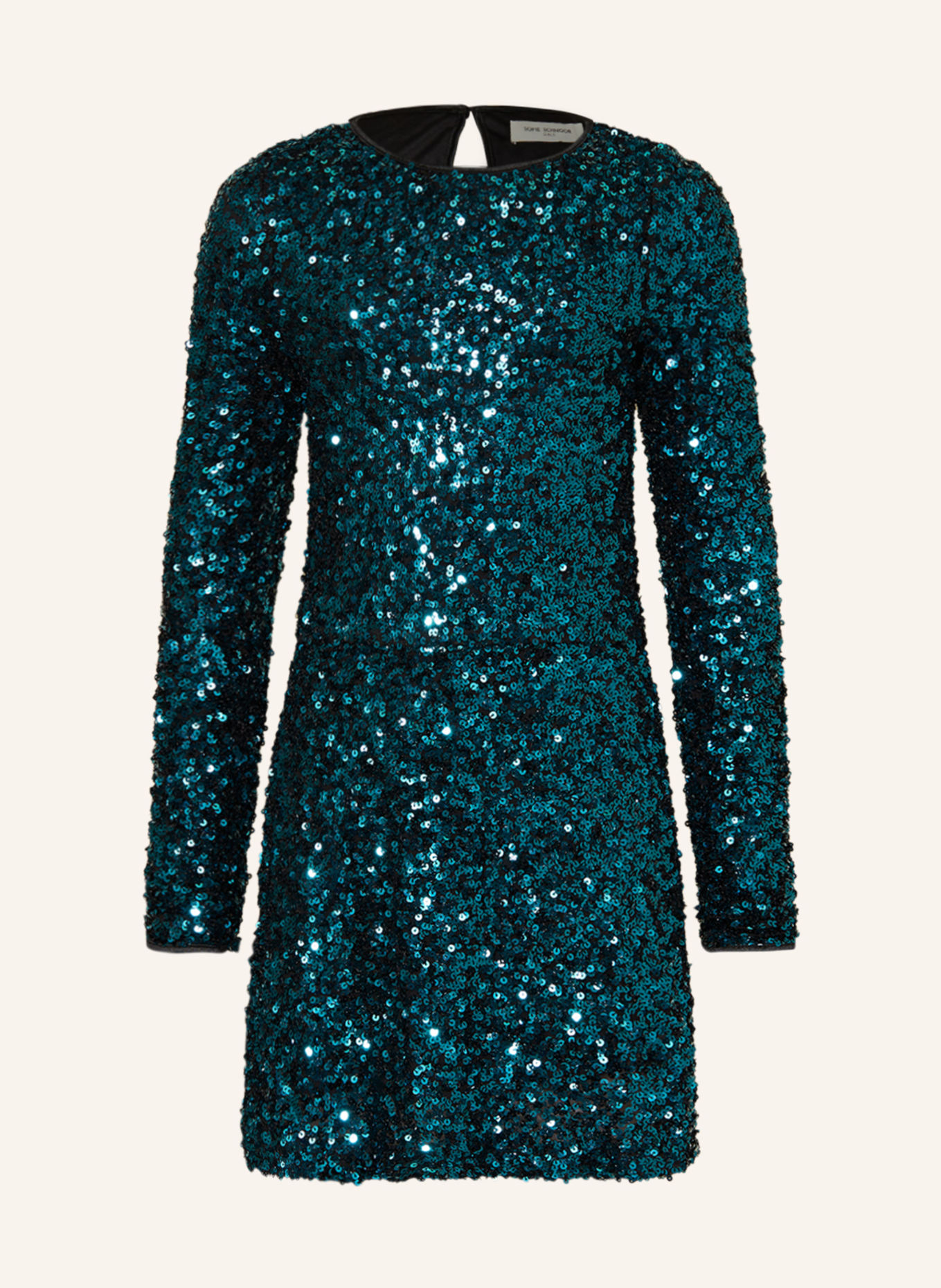 SOFIE SCHNOOR Kleid mit Pailletten, Farbe: BLAU (Bild 1)