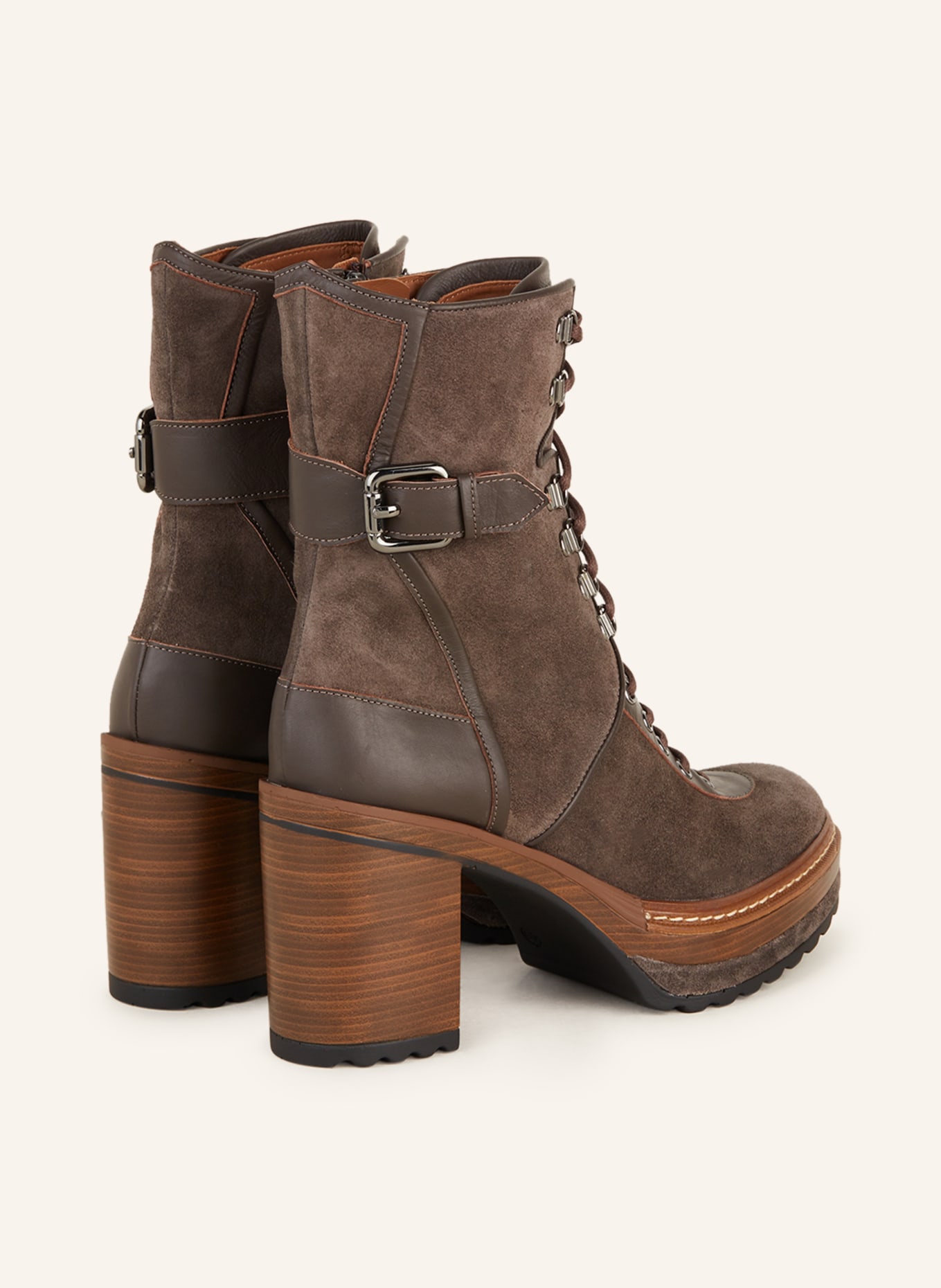PONS QUINTANA Lace-up boots OLIVIA, Color: BROWN (Image 2)