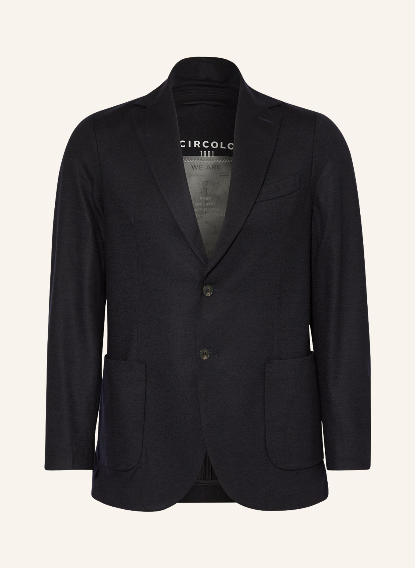 CIRCOLO 1901 Tailored jacket slim fit, Color: DARK BLUE (Image 1)
