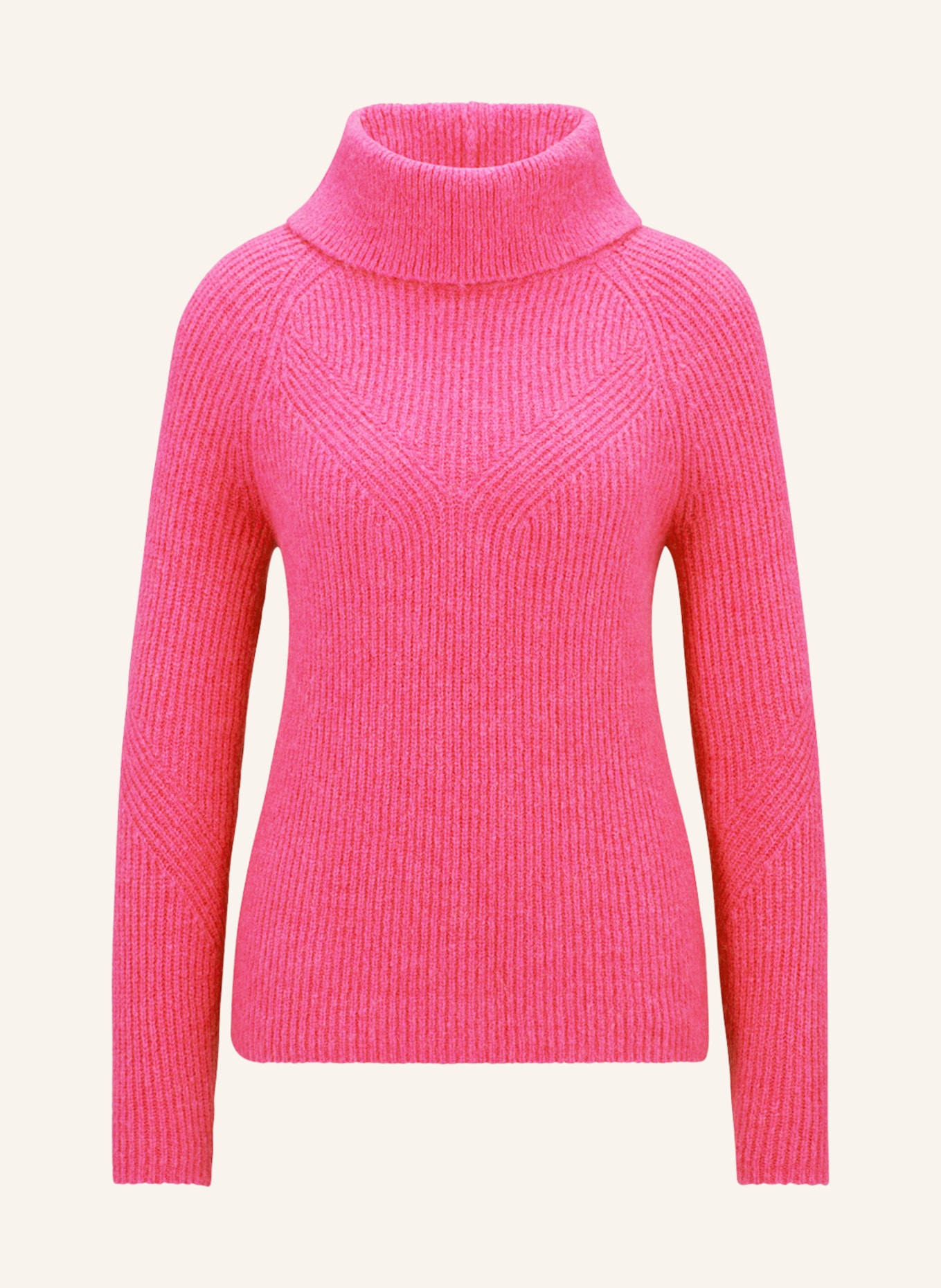 BOSS Turtleneck sweater FIESTE with alpaca, Color: PINK (Image 1)