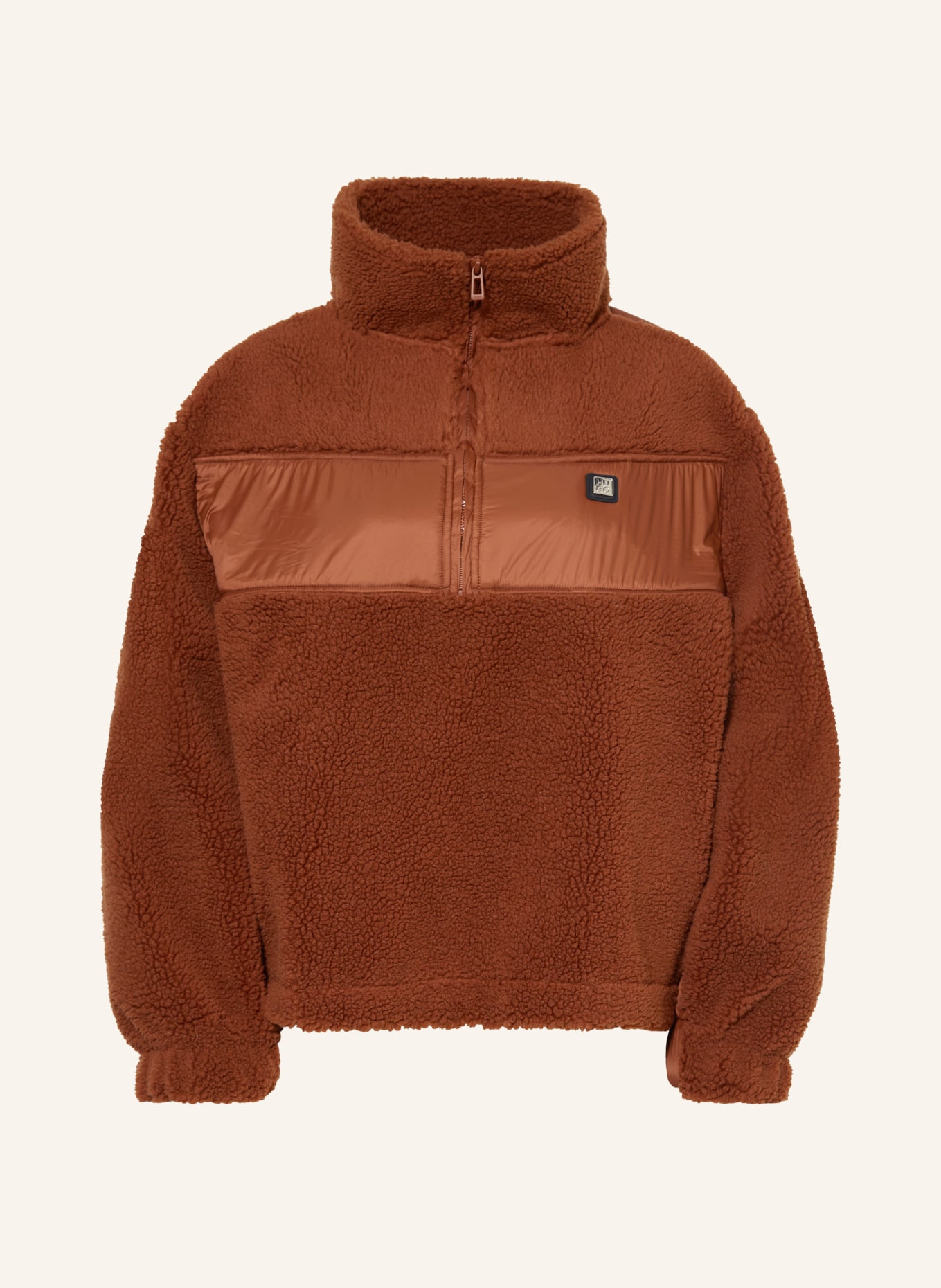 Teddy half zip jacket