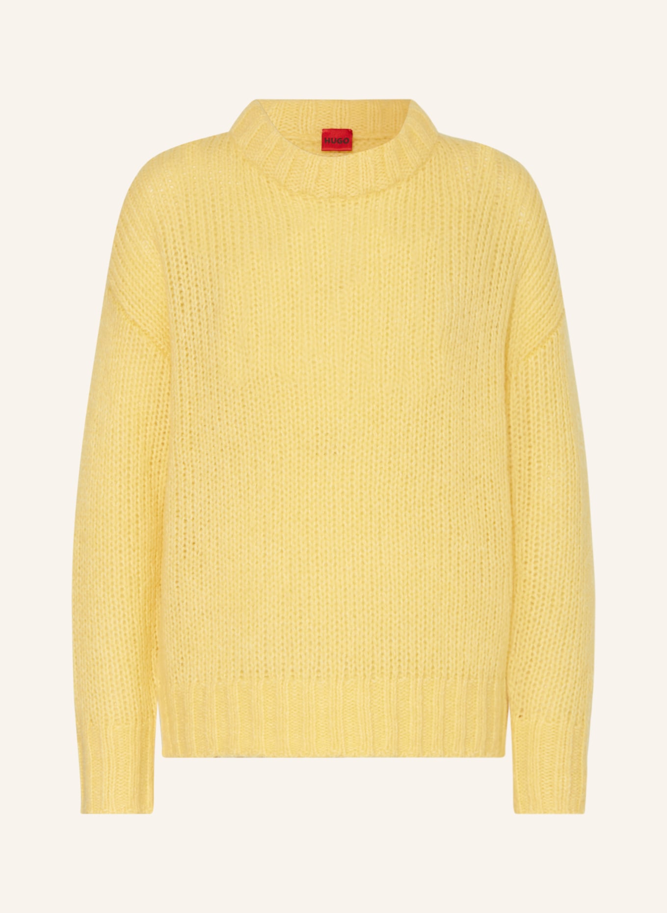 HUGO Sweater SLOOS, Color: LIGHT YELLOW (Image 1)