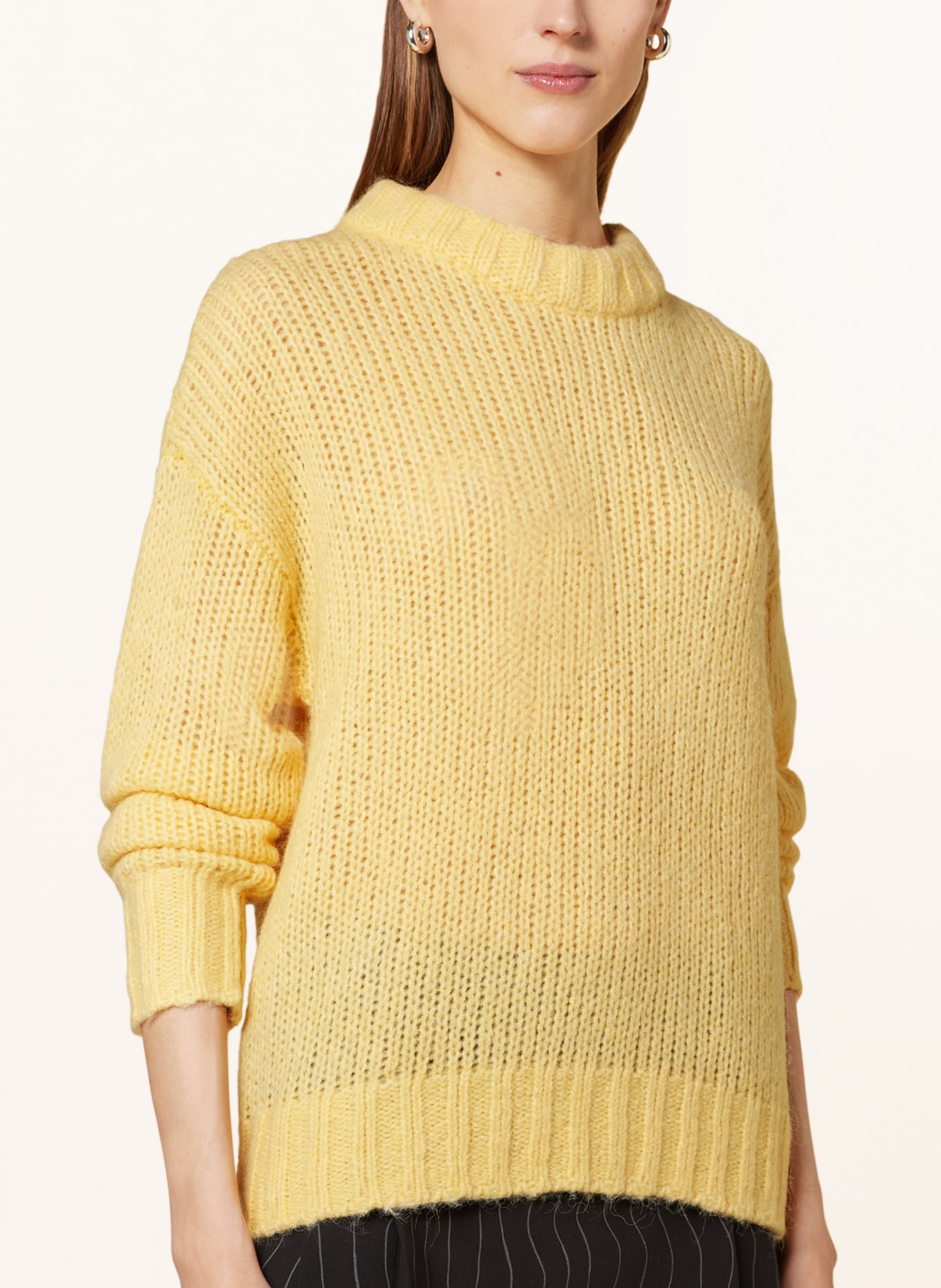 HUGO Sweater SLOOS, Color: LIGHT YELLOW (Image 4)