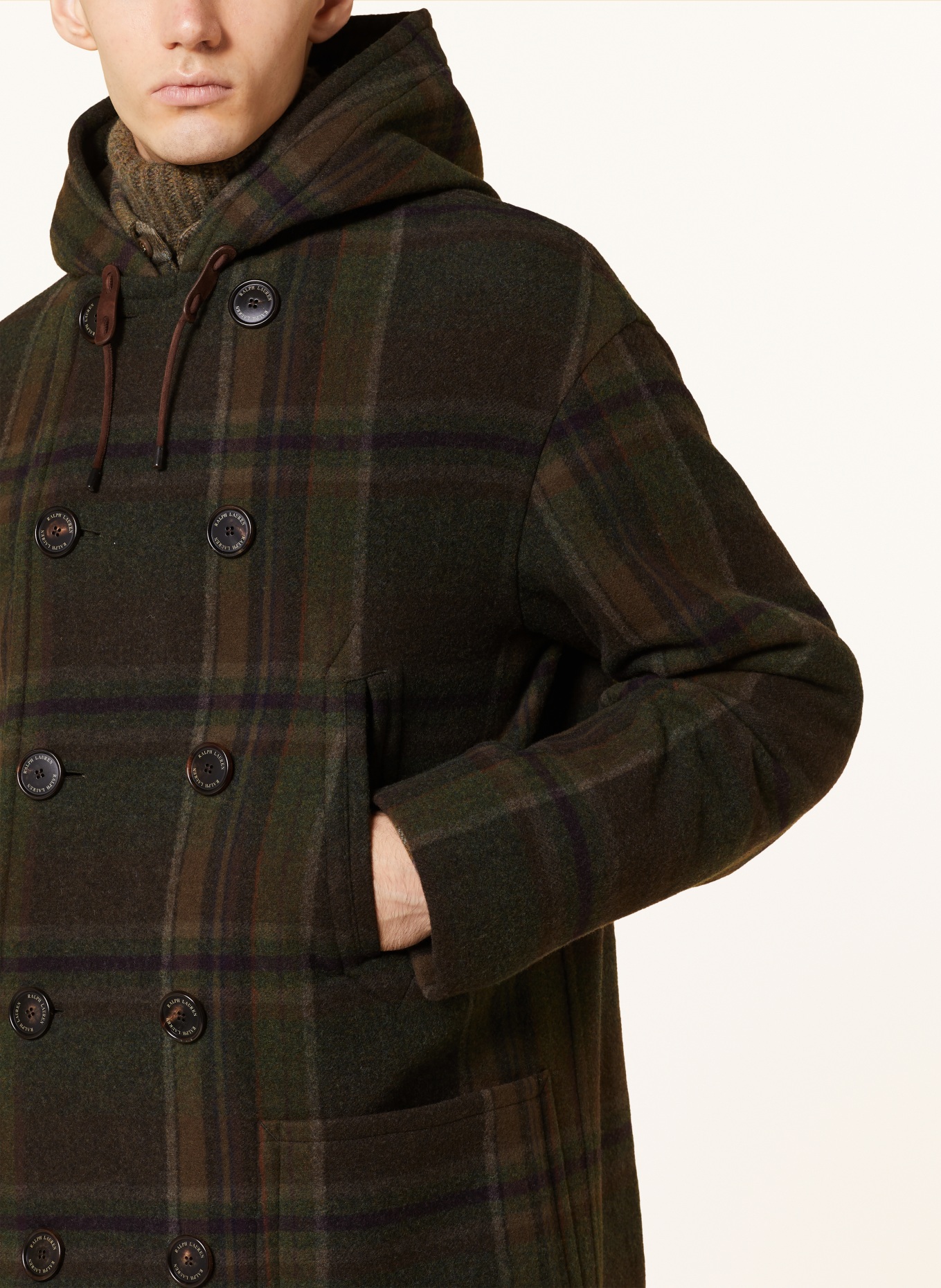 Ralph lauren duffle coat mens store