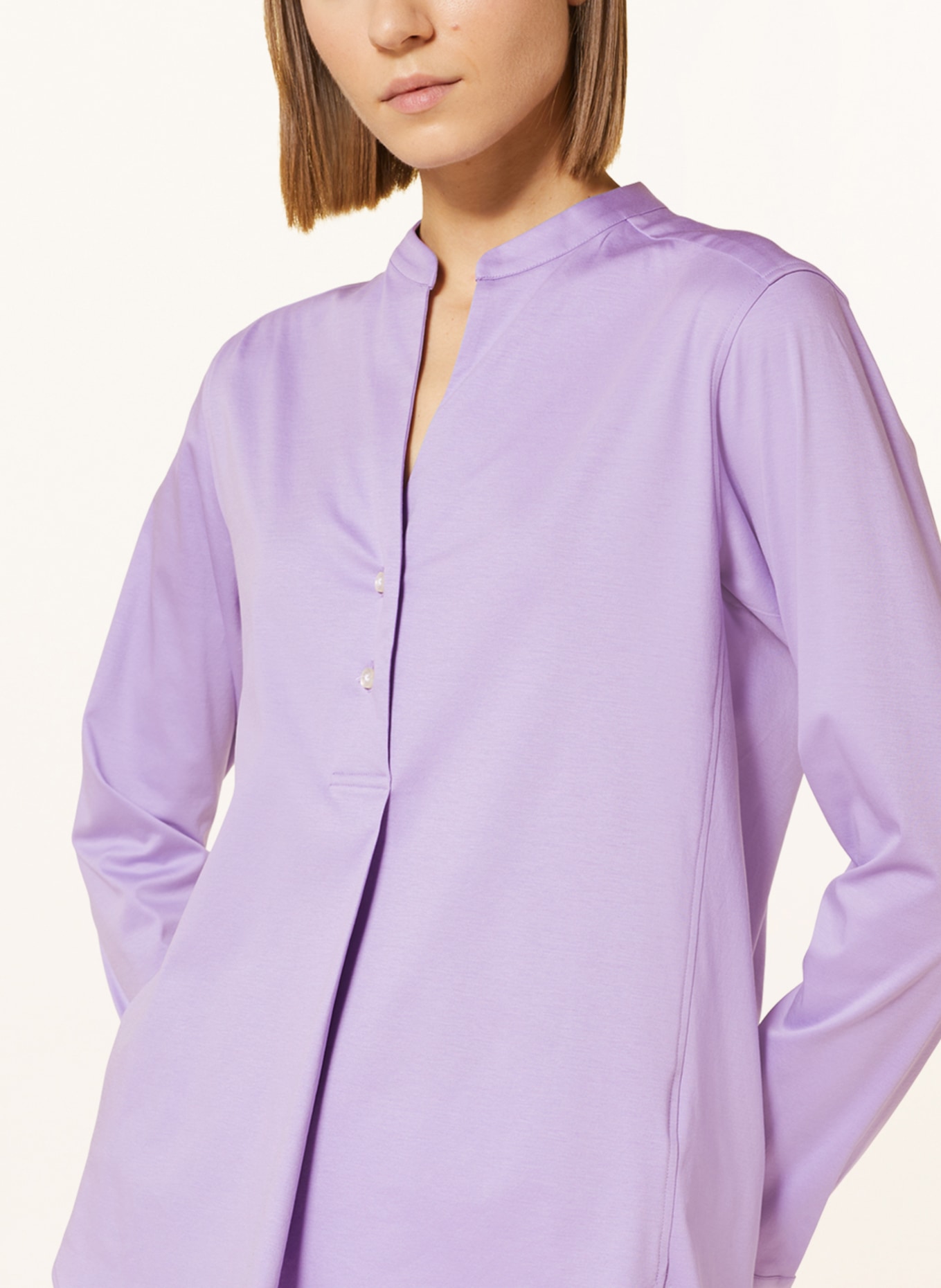 Soluzione Shirt blouse made of jersey, Color: LIGHT PURPLE (Image 4)