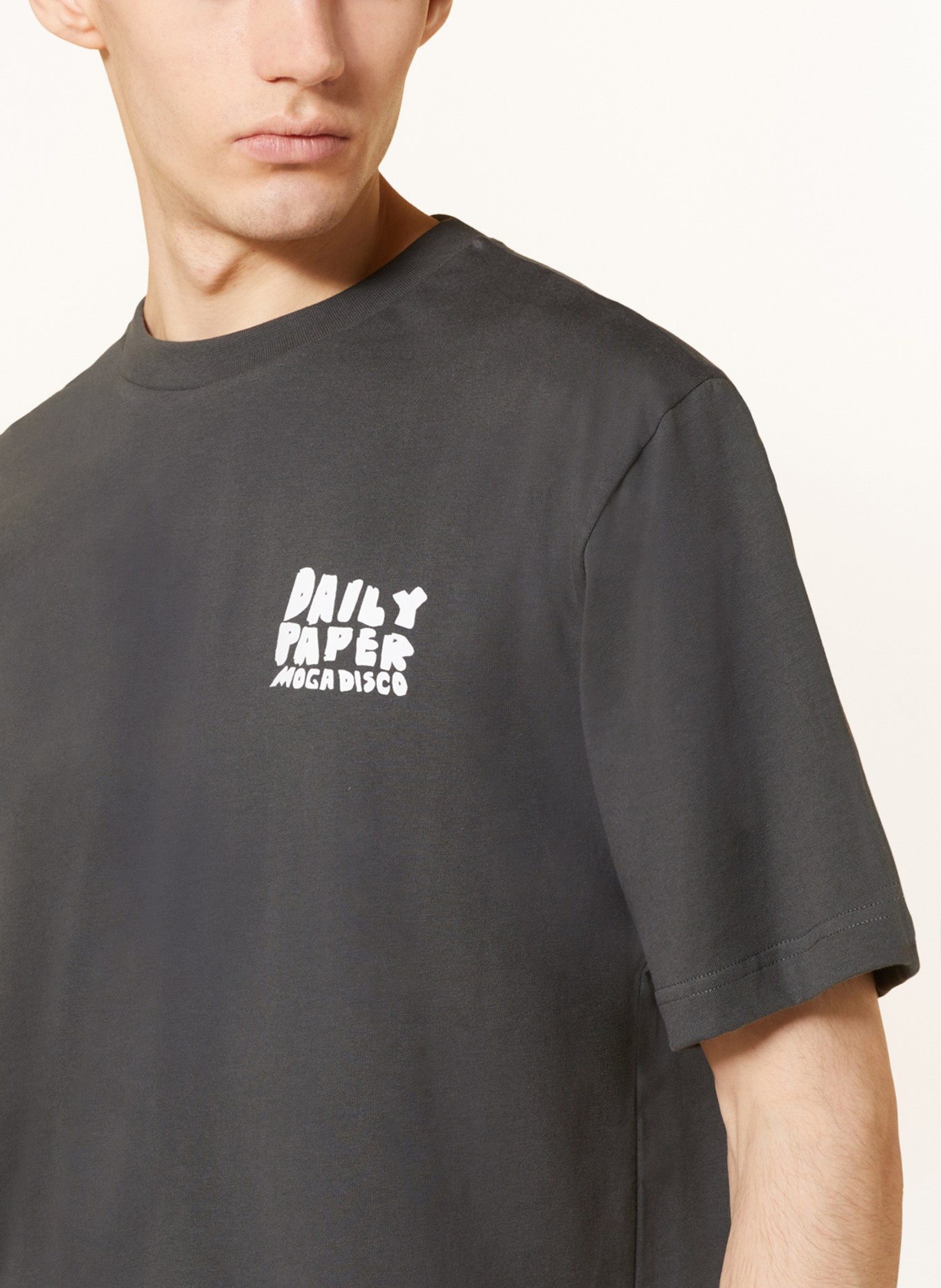 DAILY PAPER T-Shirt HALIM, Farbe: GRAU/ WEISS (Bild 4)
