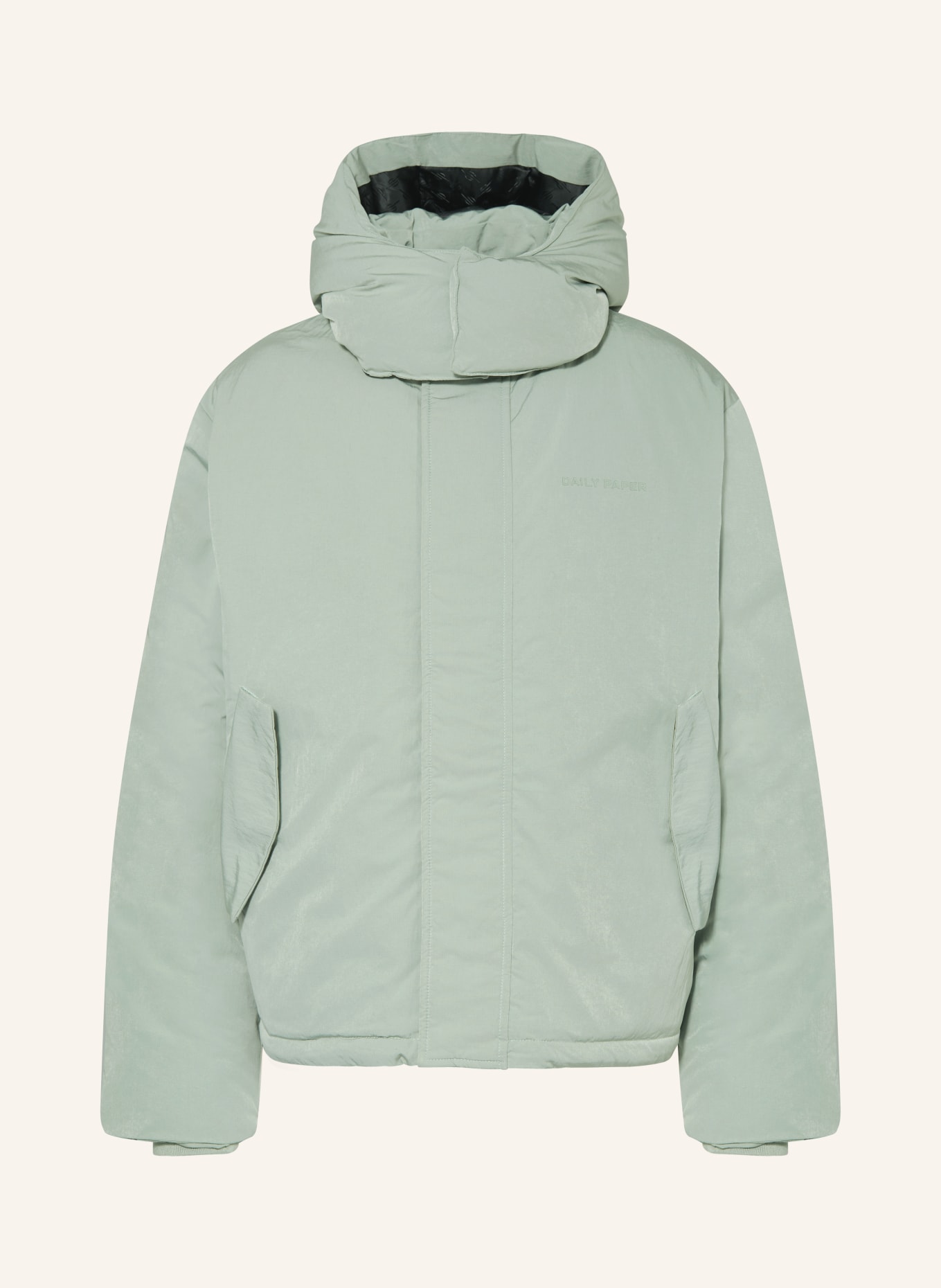 DAILY PAPER Jacket JOEL with removable hood, Color: MINT (Image 1)