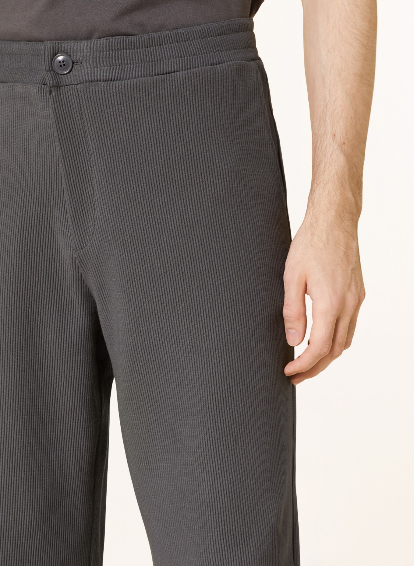 DAILY PAPER Knit trousers PARRAM, Color: GRAY (Image 5)