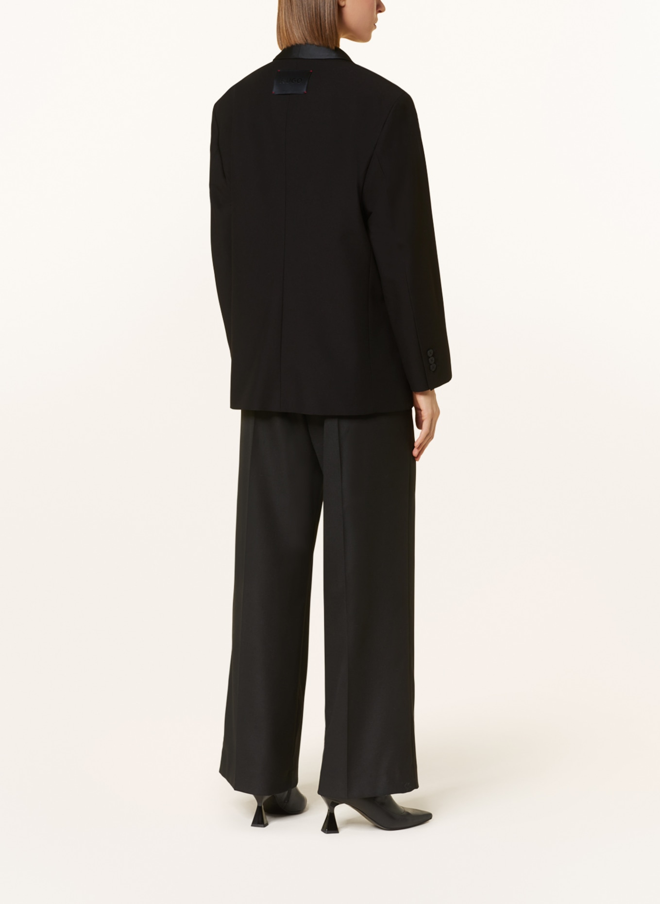 HUGO Long blazer AMUSAR, Color: BLACK (Image 3)