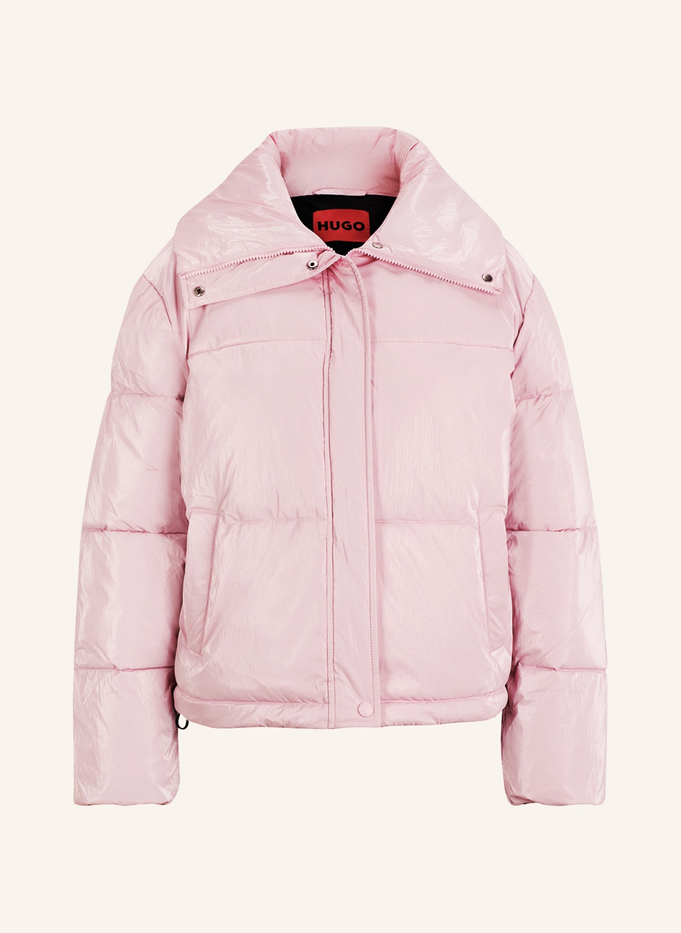 Ladies pink padded jacket cheap