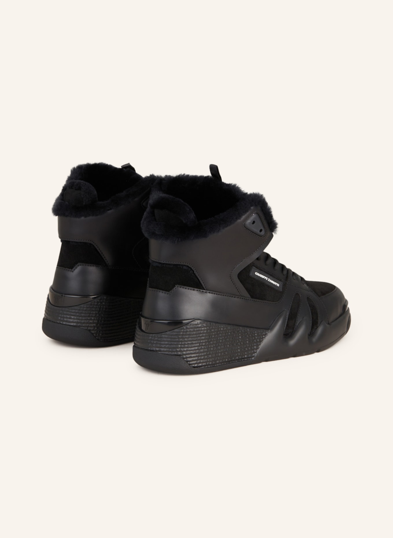 GIUSEPPE ZANOTTI DESIGN High-top sneakers TALON, Color: BLACK (Image 2)