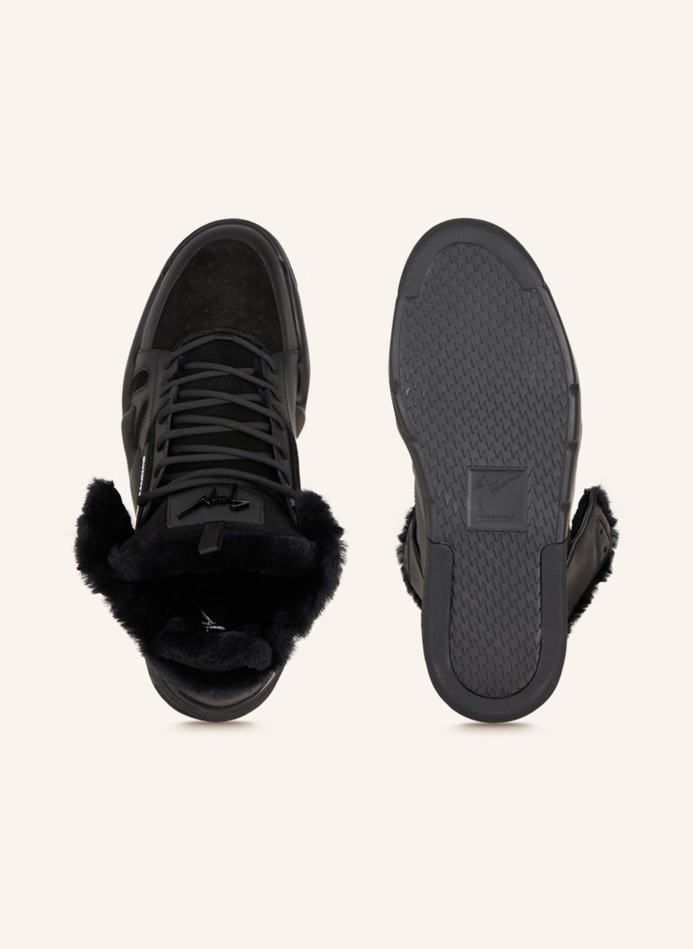 GIUSEPPE ZANOTTI DESIGN High-top sneakers TALON, Color: BLACK (Image 5)