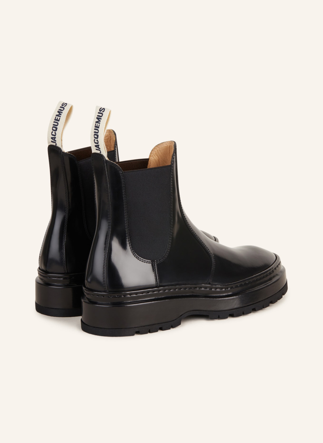 JACQUEMUS Chelsea boots, Color: BLACK (Image 2)