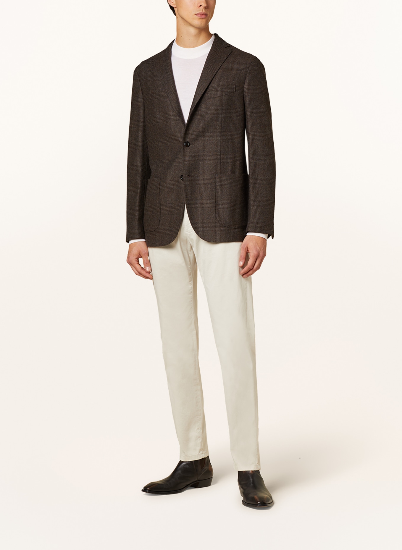 BOGLIOLI Tailored jacket regular fit, Color: DARK BROWN (Image 2)