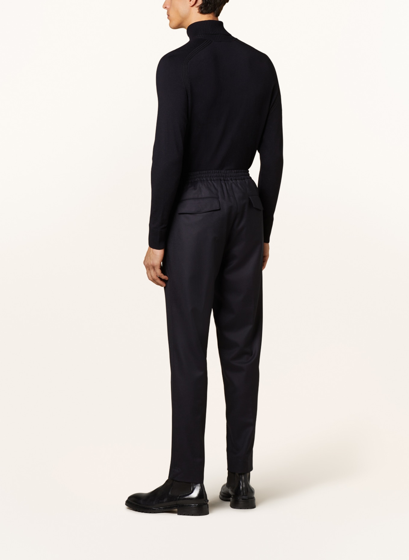 CHAS Anzughose Extra Slim Fit, Farbe: DUNKELBLAU (Bild 4)