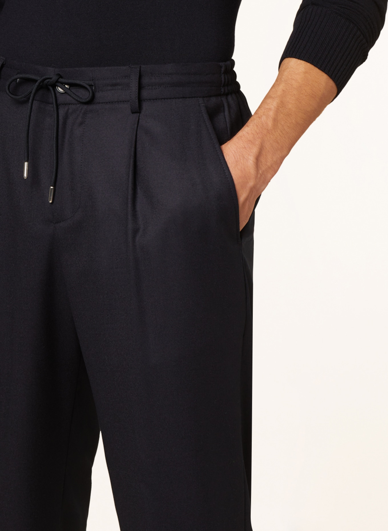 CHAS Spodnie garniturowe extra slim fit, Kolor: GRANATOWY (Obrazek 6)