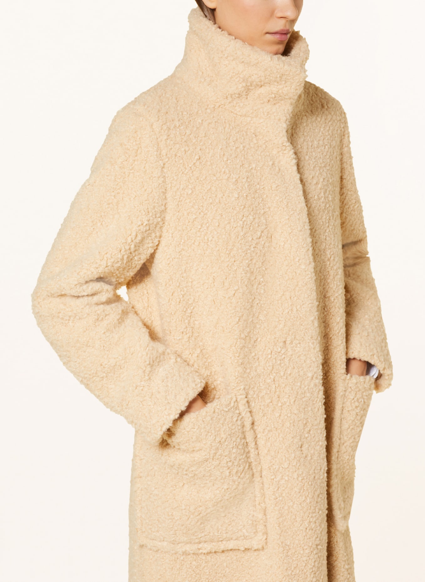 BOSS Teddy coat CETEDY, Color: BEIGE (Image 4)