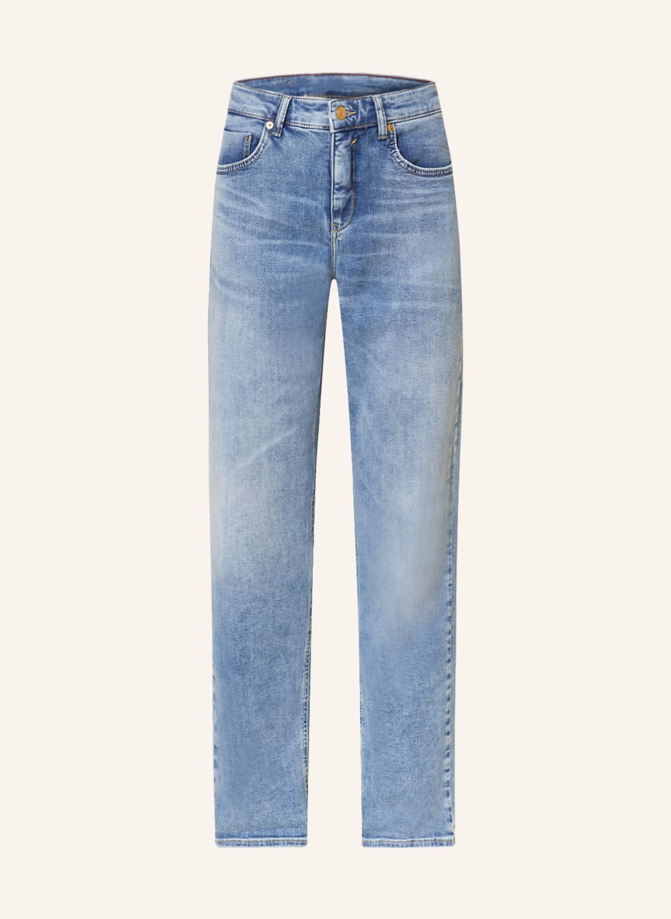 MAC Straight Jeans STRAIGHT, Farbe: D402 light indigo used (Bild 1)