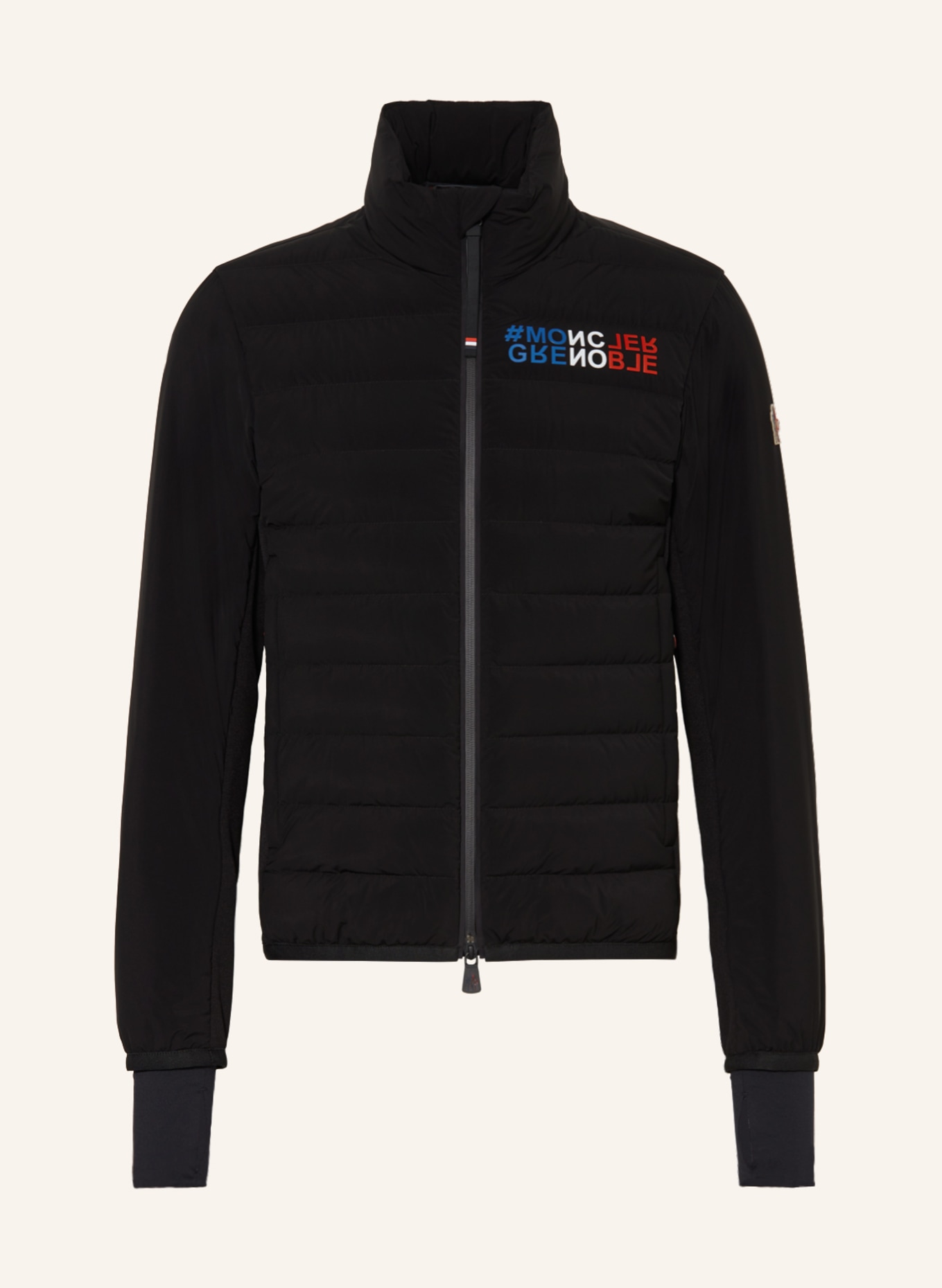 MONCLER GRENOBLE Down jacket CREPOL in mixed materials, Color: BLACK (Image 1)