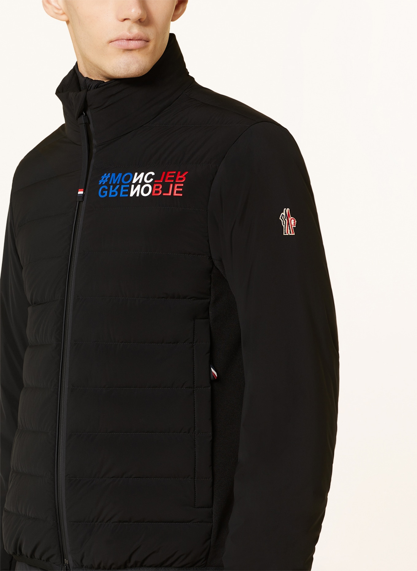 MONCLER GRENOBLE Down jacket CREPOL in mixed materials, Color: BLACK (Image 4)