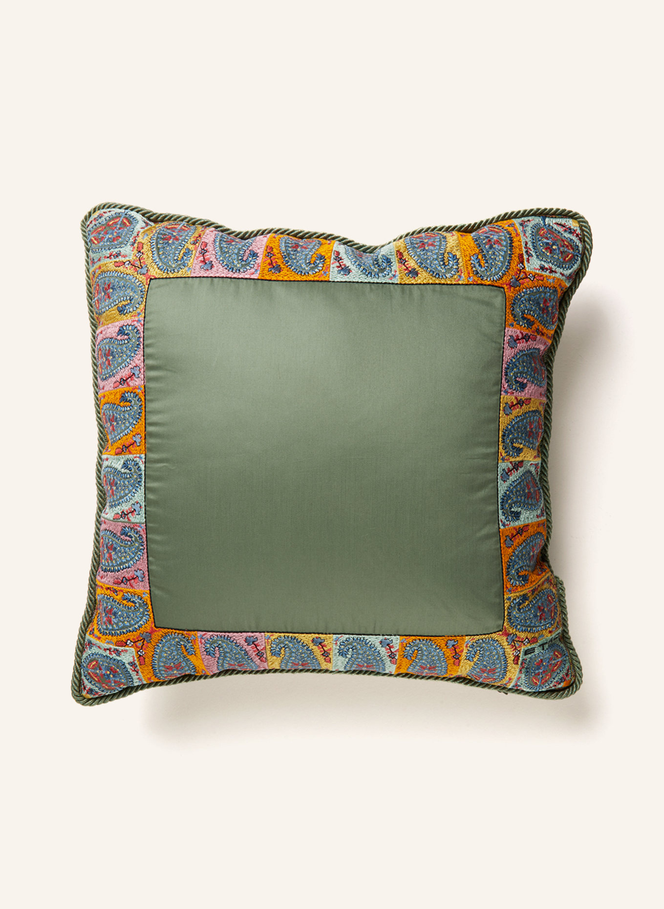 ETRO Home Decorative cushion, Color: GREEN (Image 1)