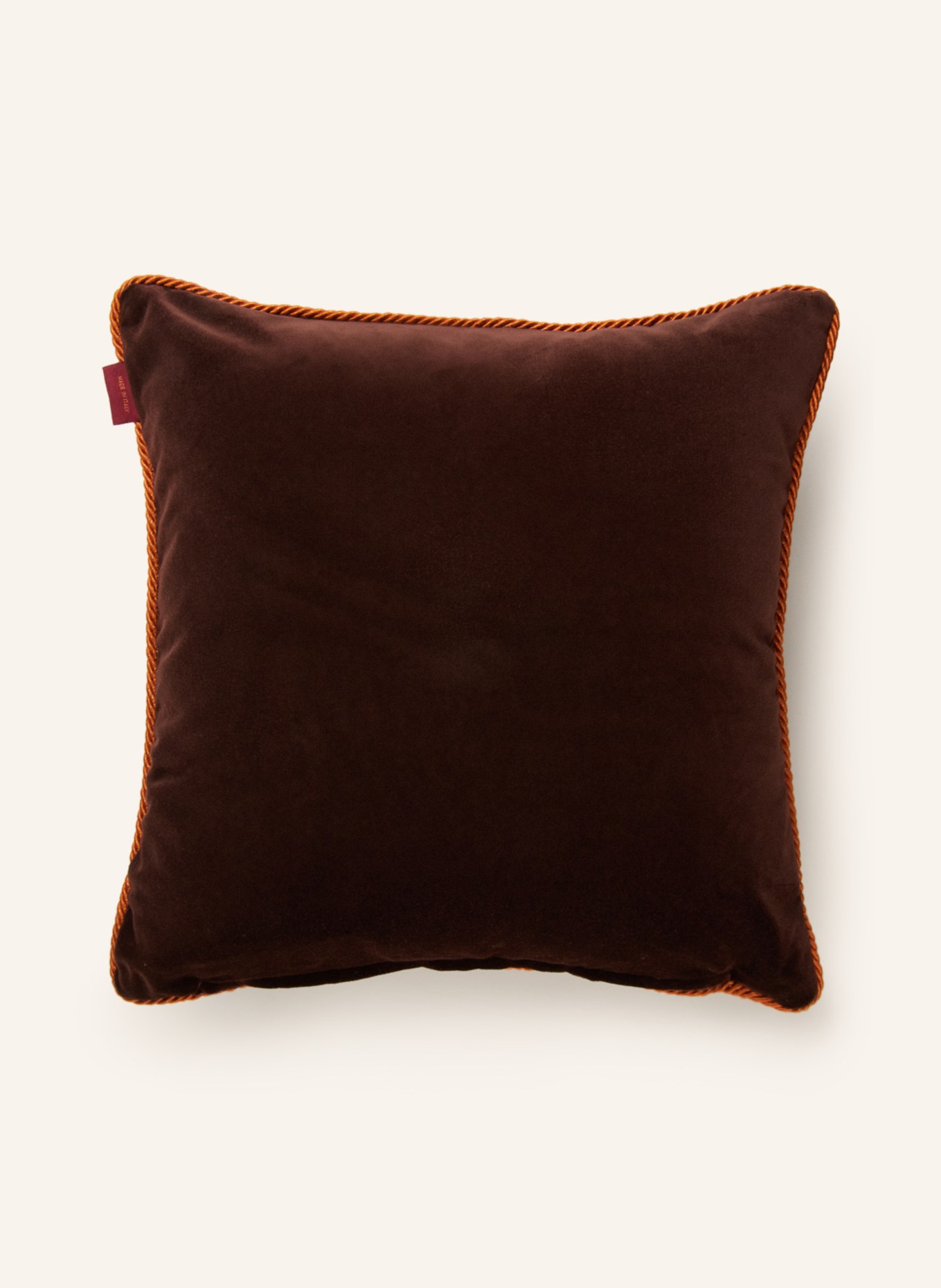 ETRO Home Decorative cushion made of velvet, Color: DARK BROWN (Image 2)