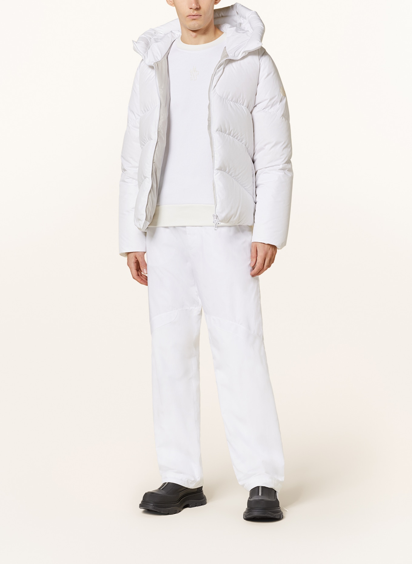 MONCLER Down jacket ADUR, Color: WHITE (Image 2)