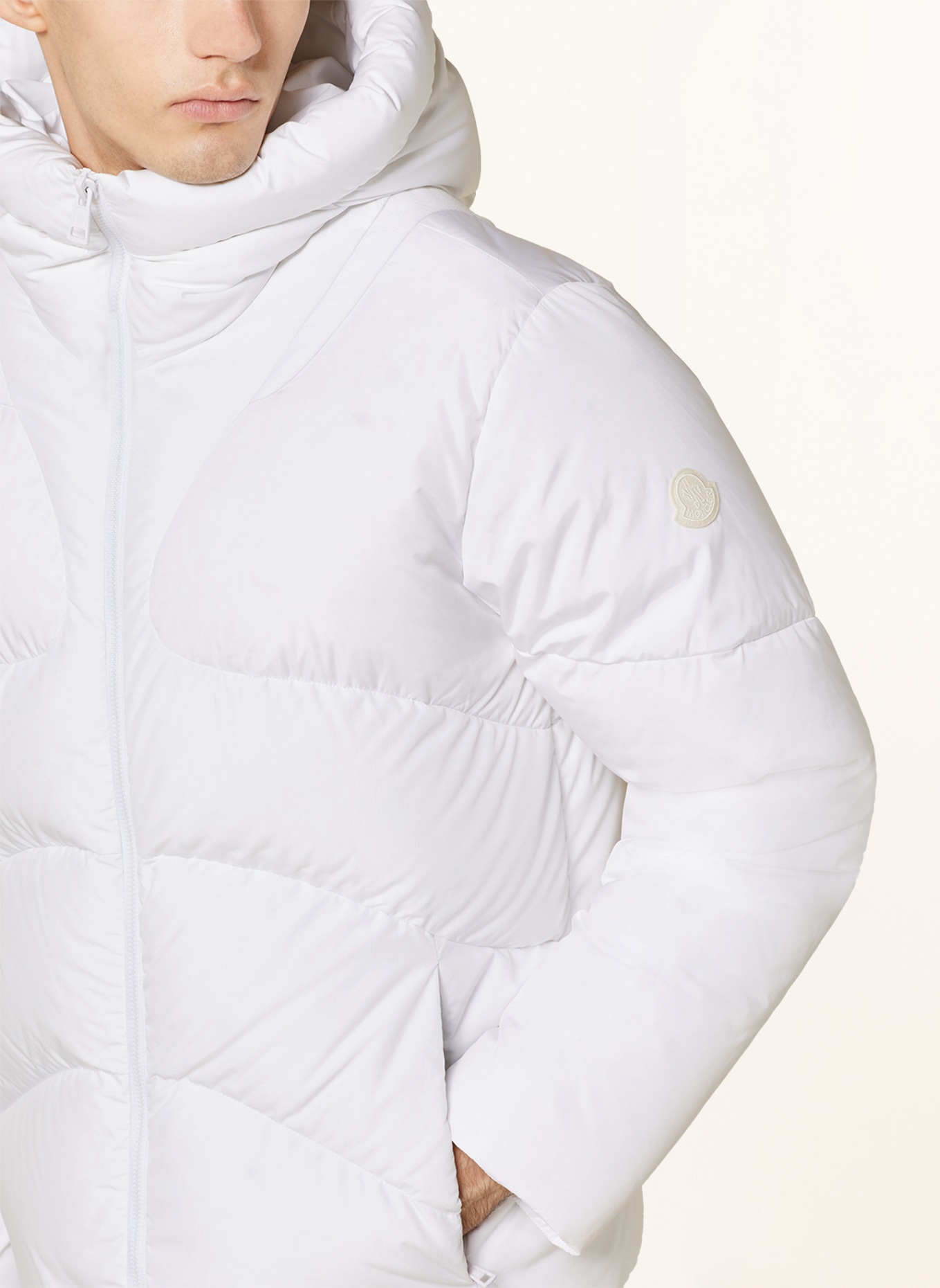 MONCLER Down jacket ADUR, Color: WHITE (Image 5)