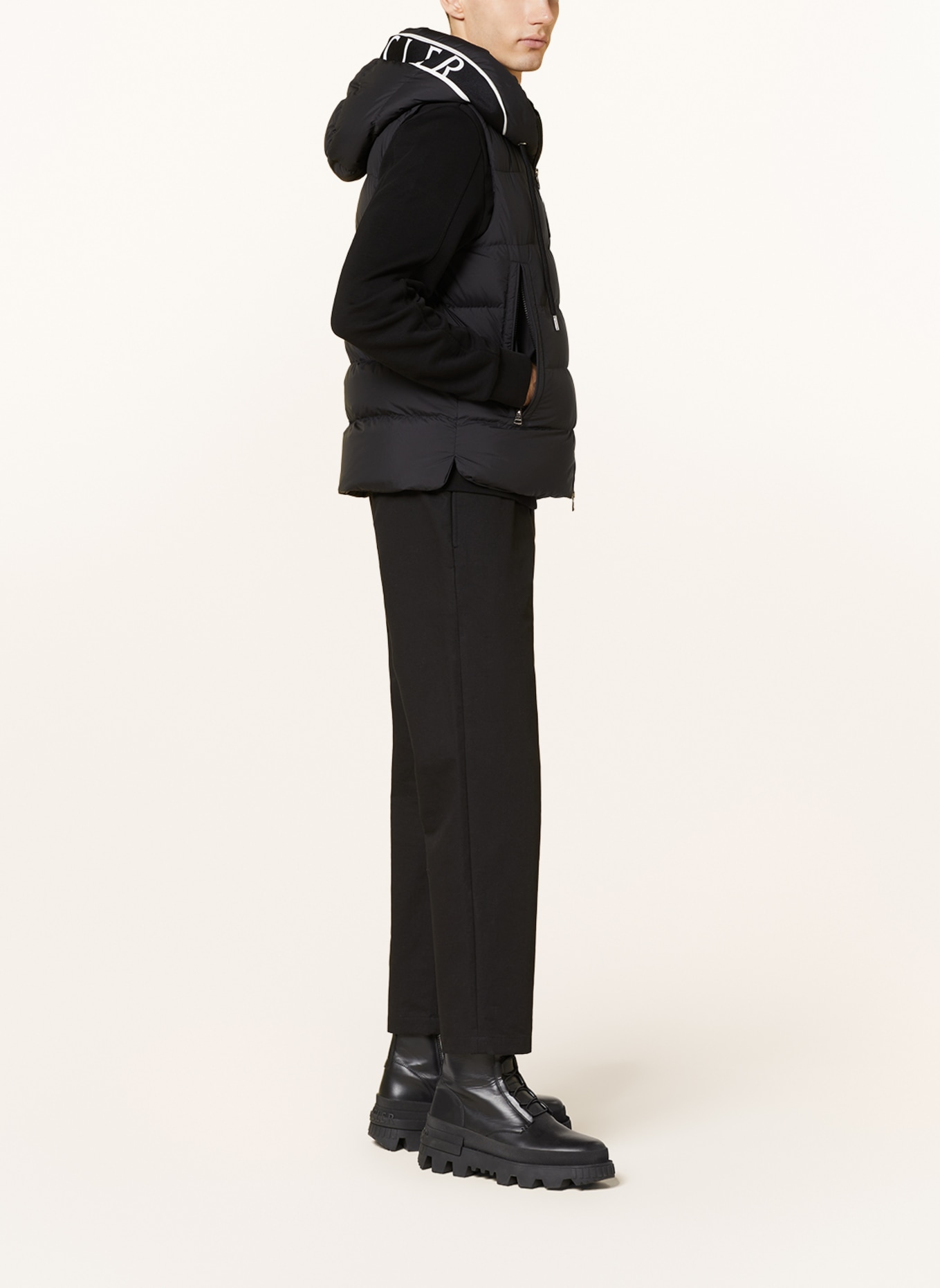 MONCLER Down vest CARDAMINE, Color: BLACK (Image 4)